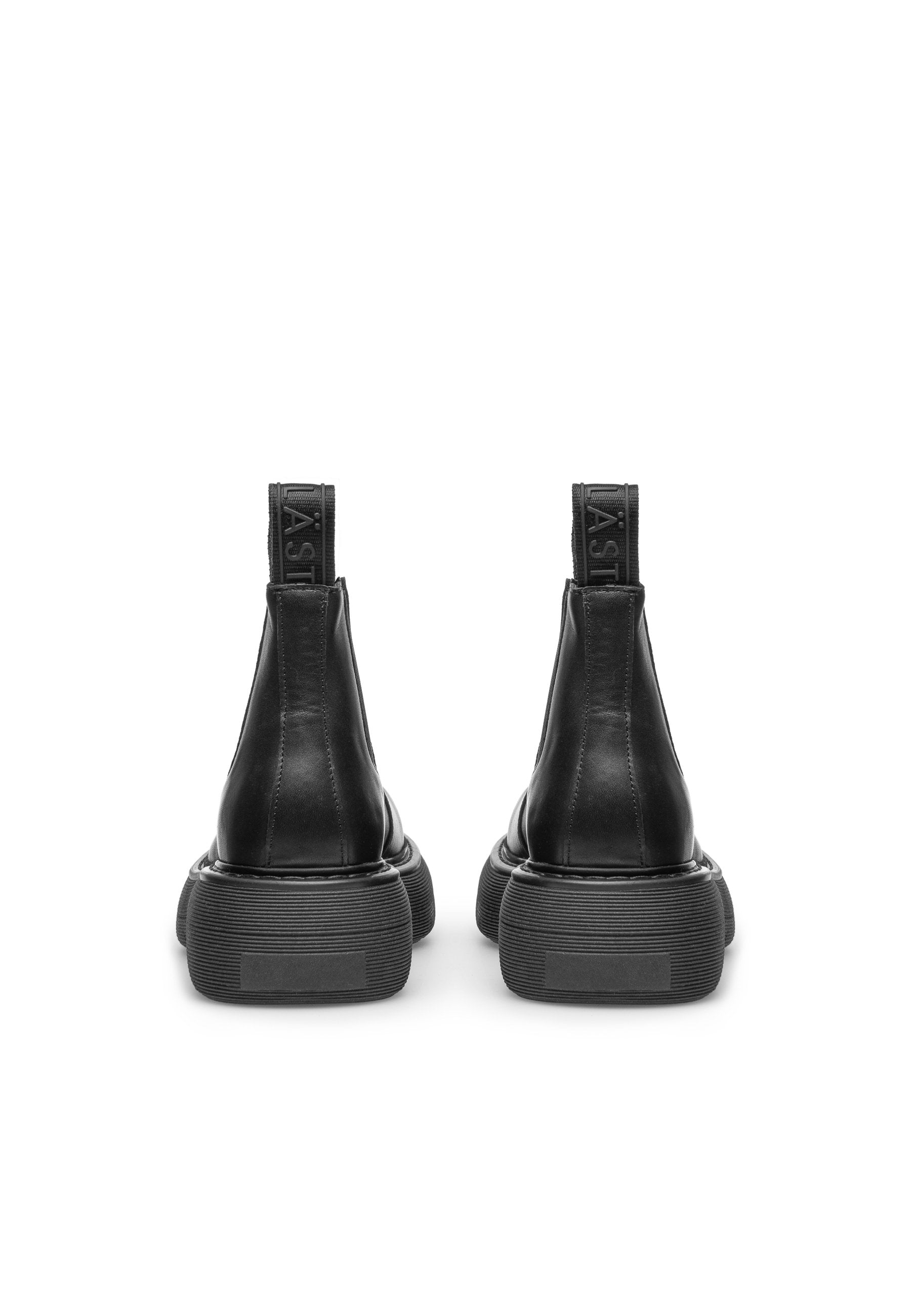 Ella Black Leather Chelsea Boots LAST1474 - 5