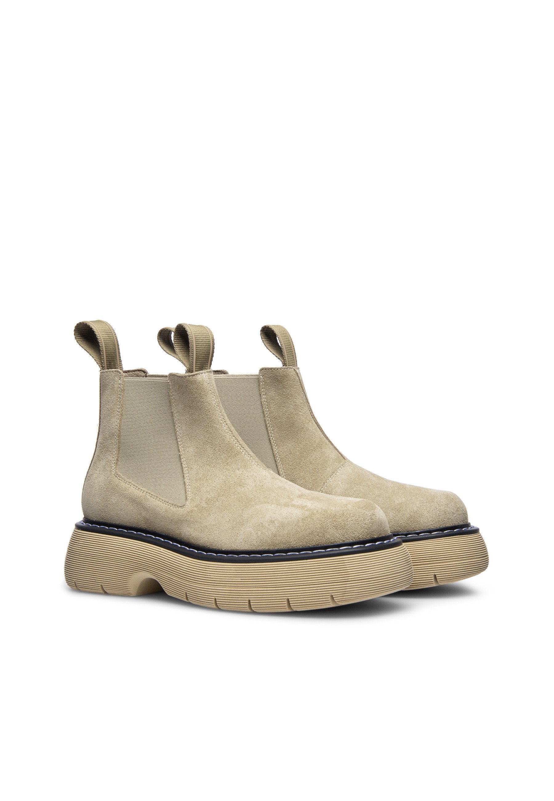 Ella Sand Suede Leather Chelsea Boots LAST1475 - 3