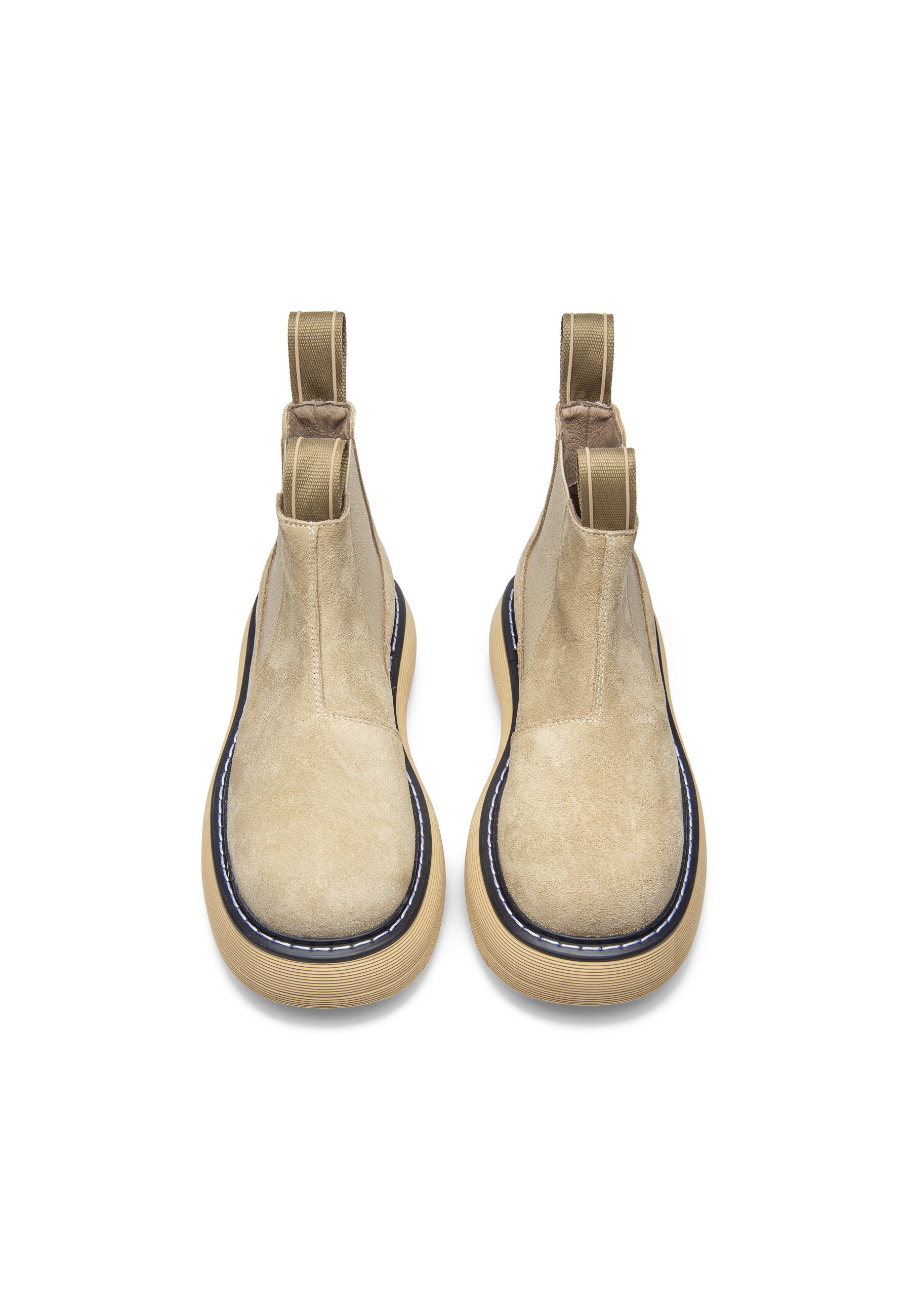 Ella Sand Suede Leather Chelsea Boots LAST1475 - 4