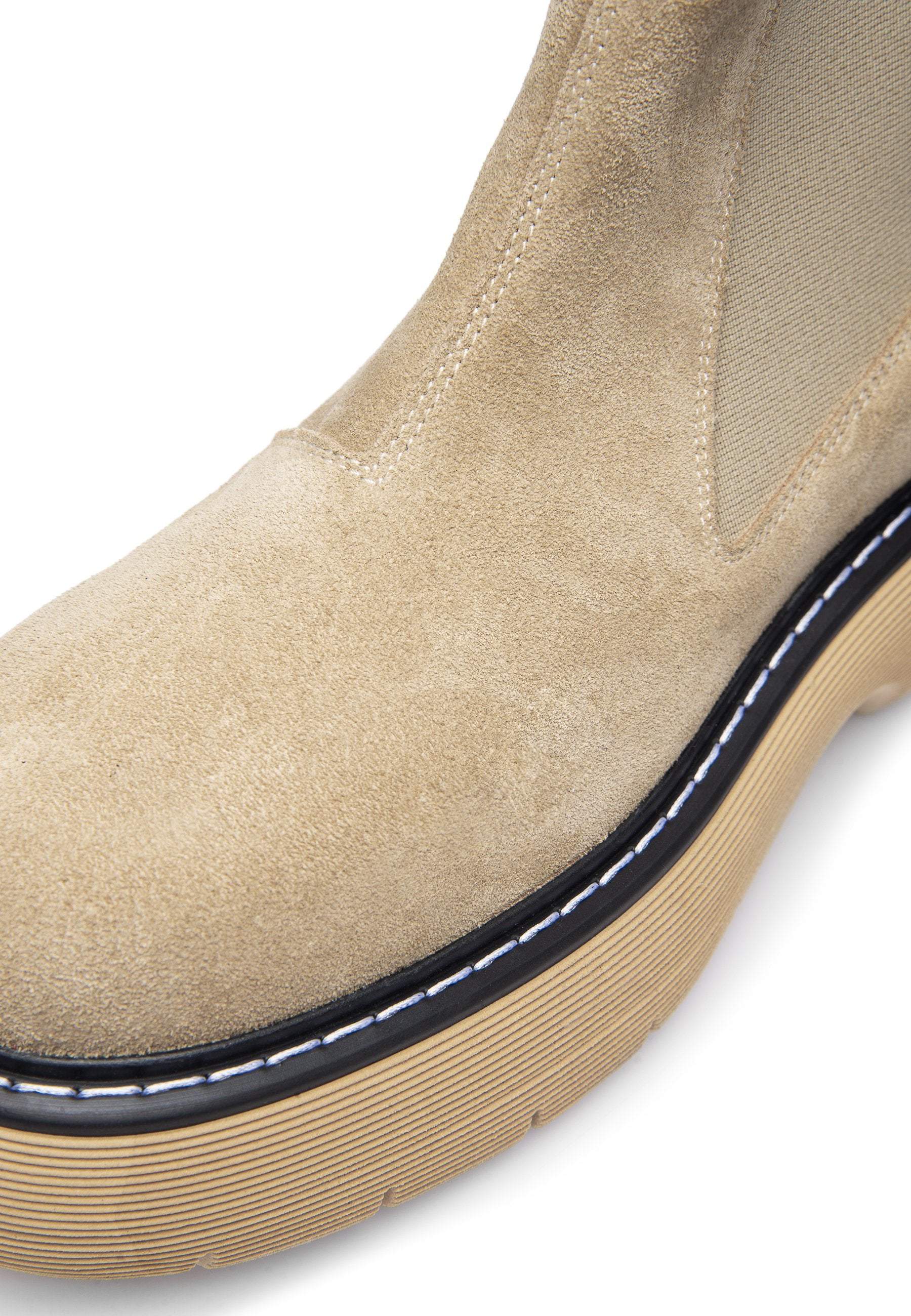 Ella Sand Suede Leather Chelsea Boots LAST1475 - 6