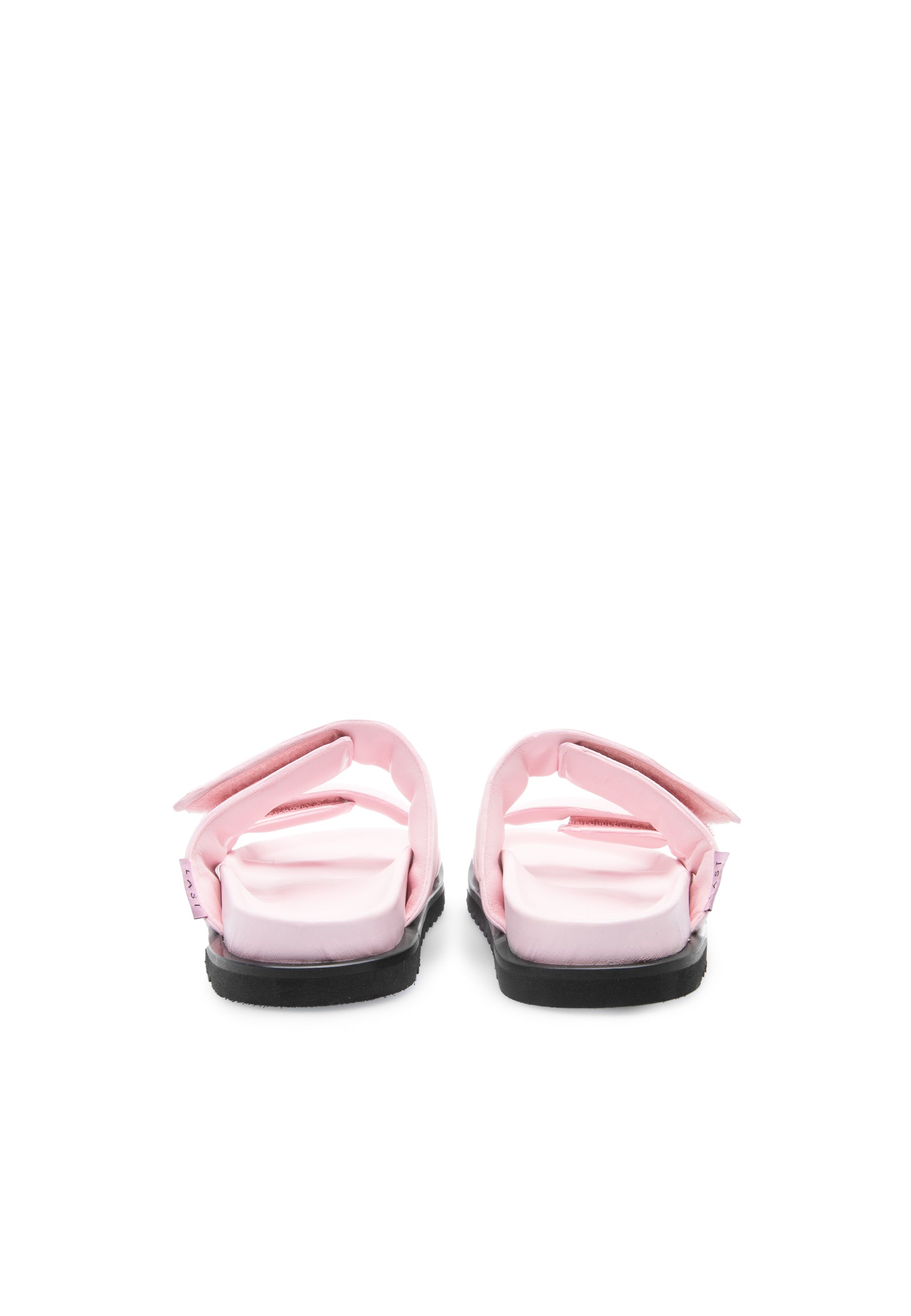 Corine Pink Leather Puffy Sandals LAST1515 - 5