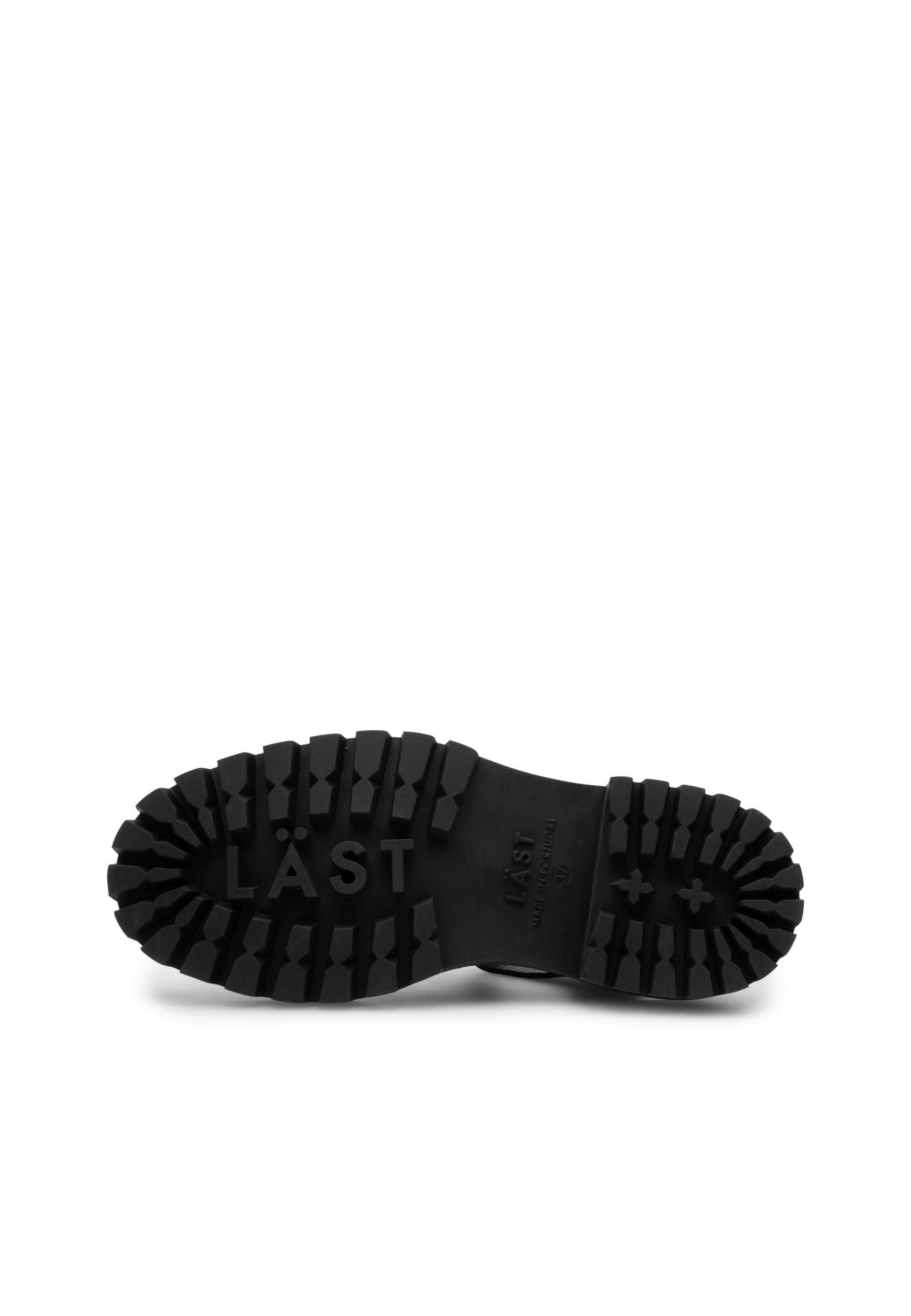 Daphny Black Leather Chunky Sandals LAST1518 - 7