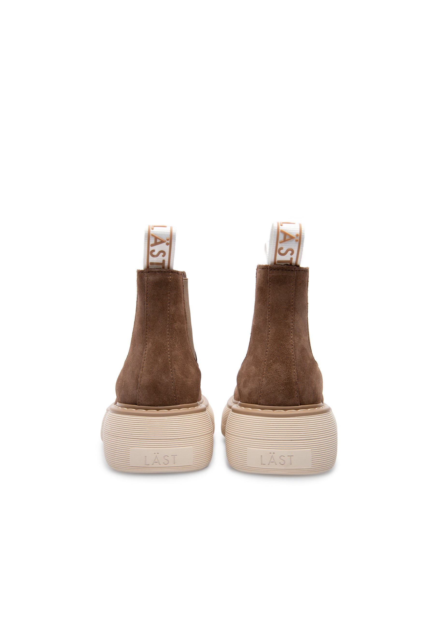 Ella Taupe Suede Leather Chelsea Boots LAST1527 - 5