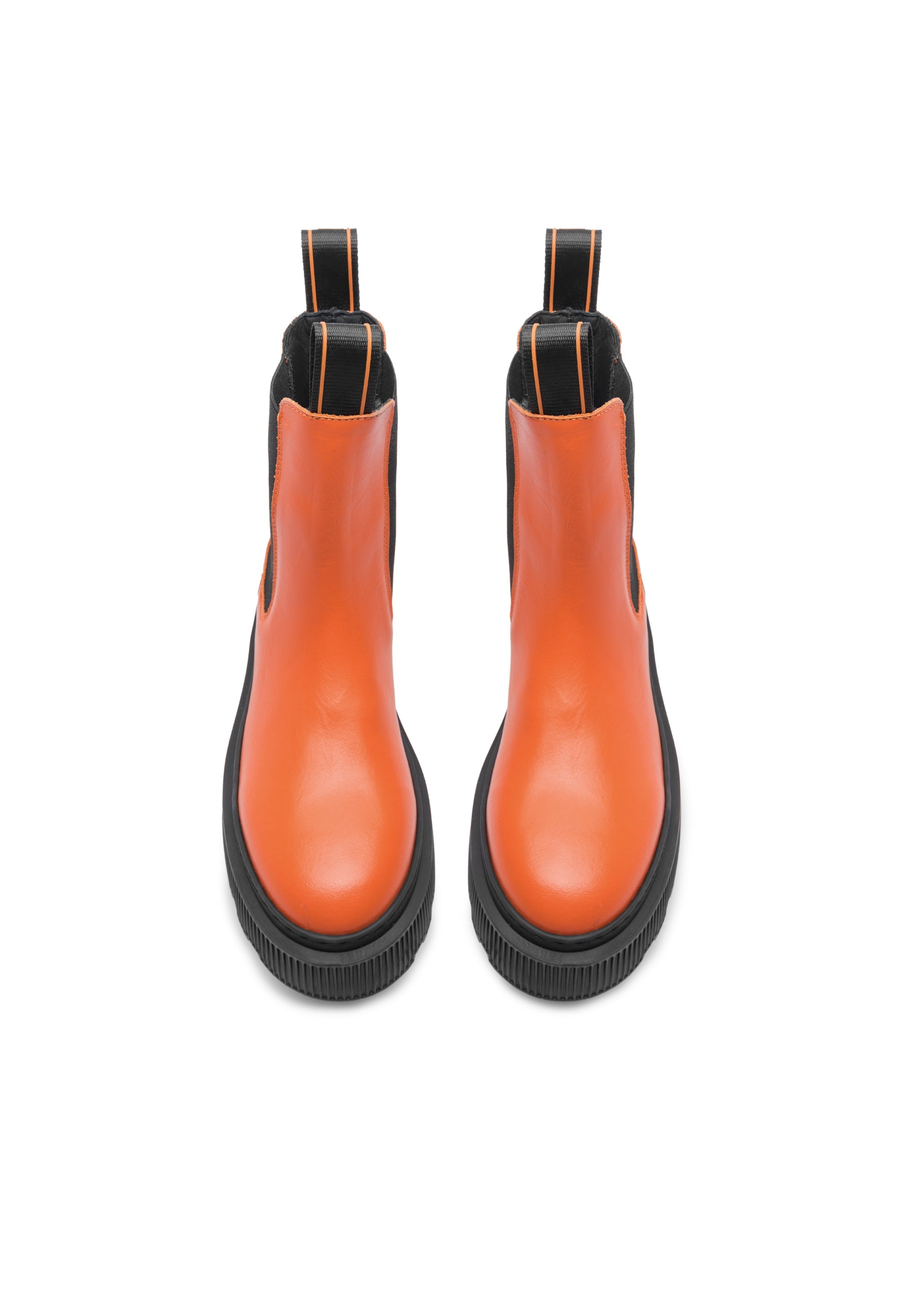 Trixy Orange Chelsea Boots LAST1632 - 4