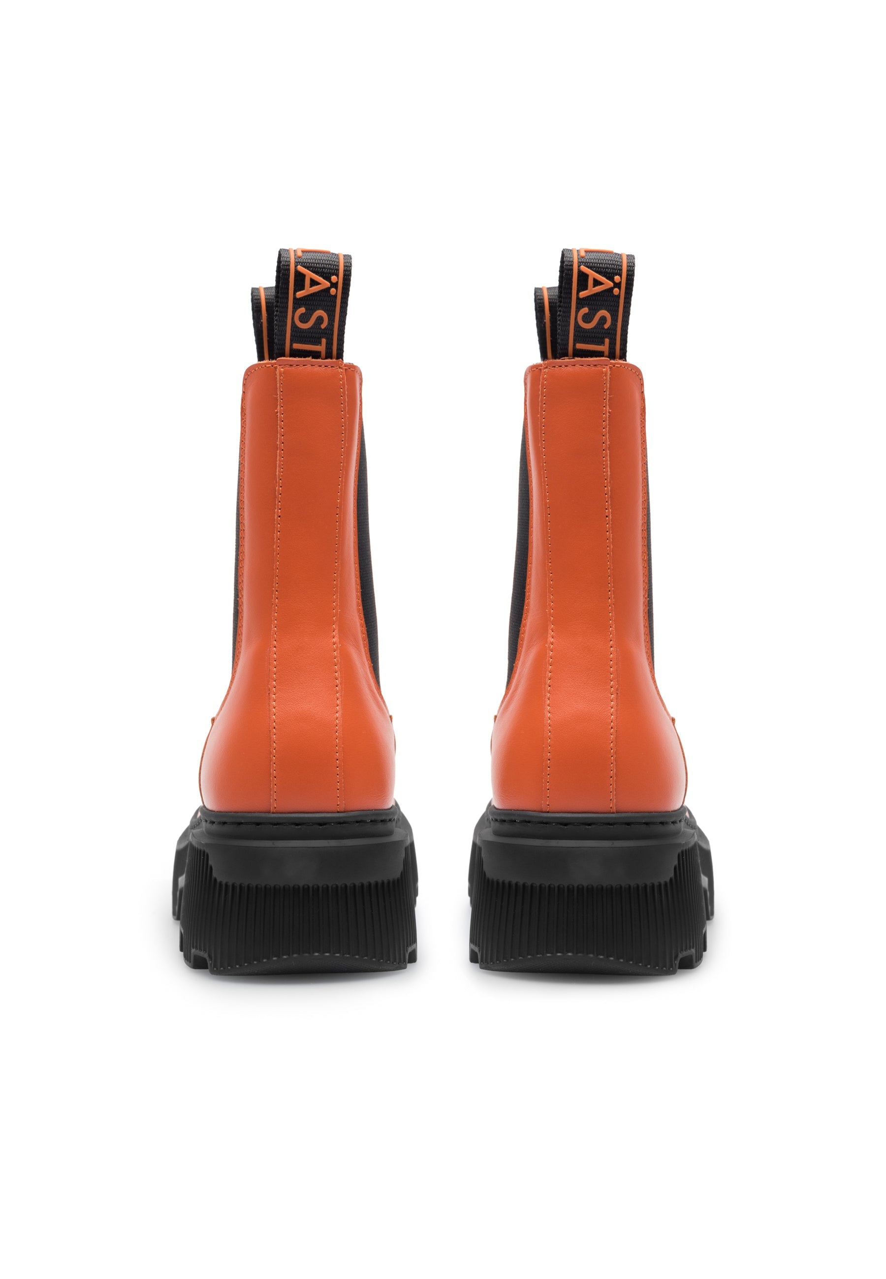 Trixy Orange Chelsea Boots LAST1632 - 5