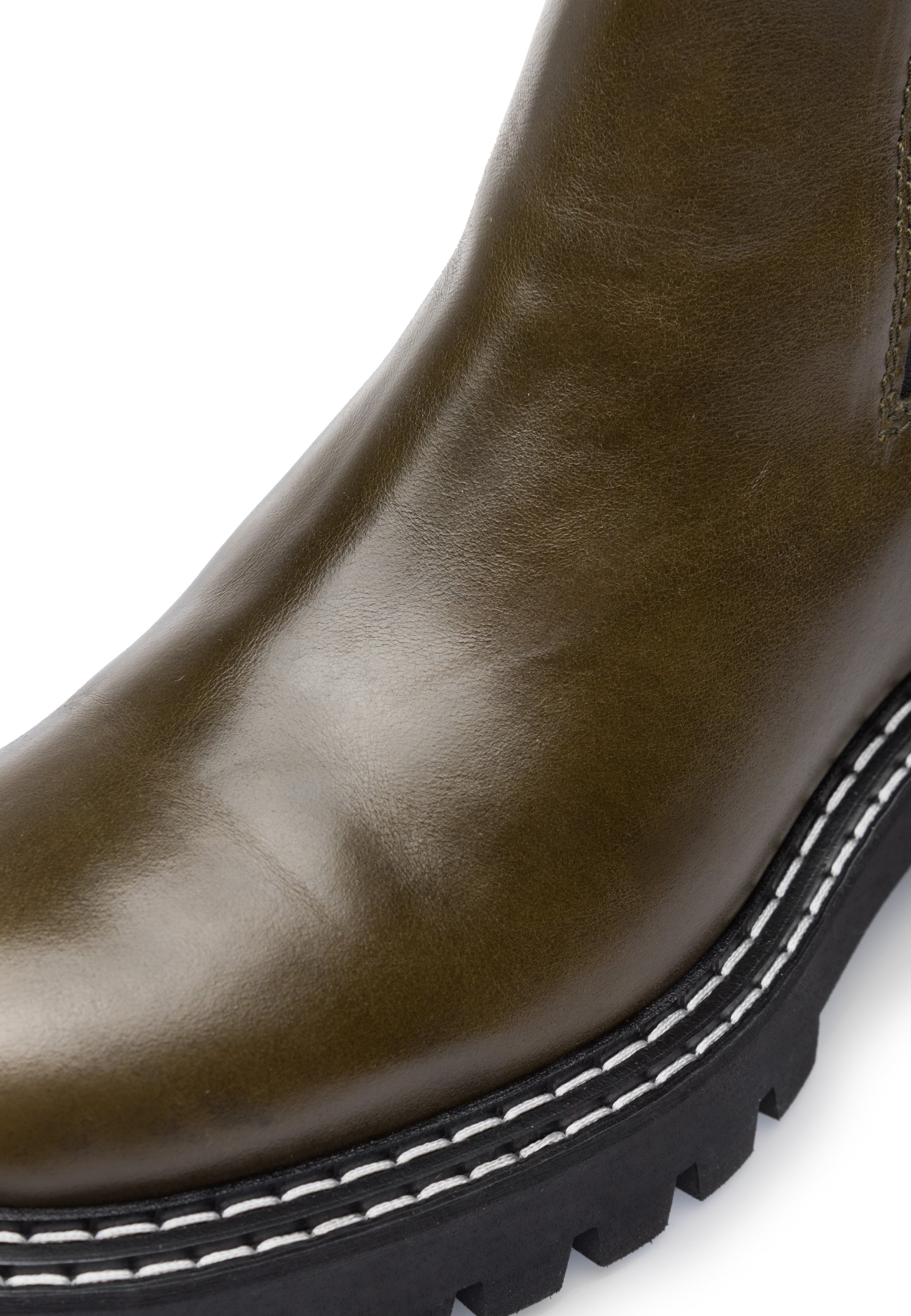 Angie Chelsea Olive Boots LAST1675 - 6