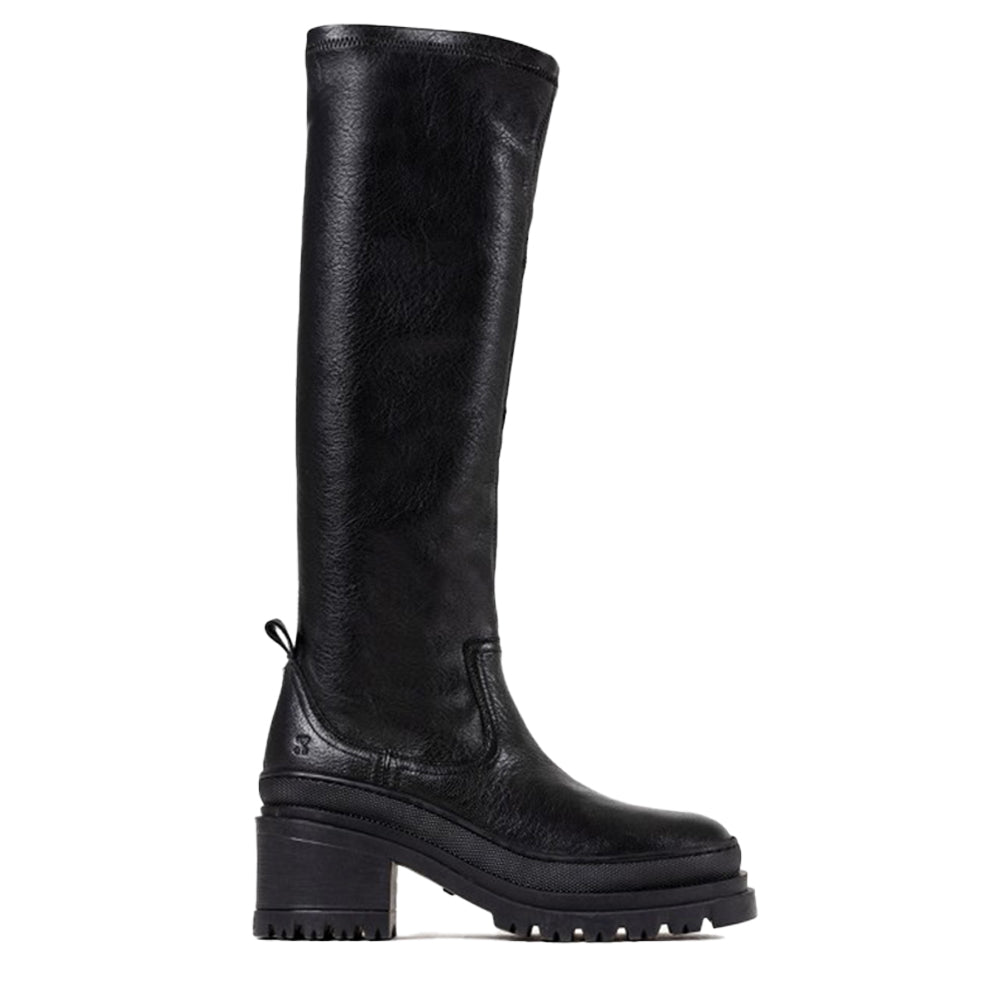 Lyssa Black Stretch High Boots 14268-G-01 - 1
