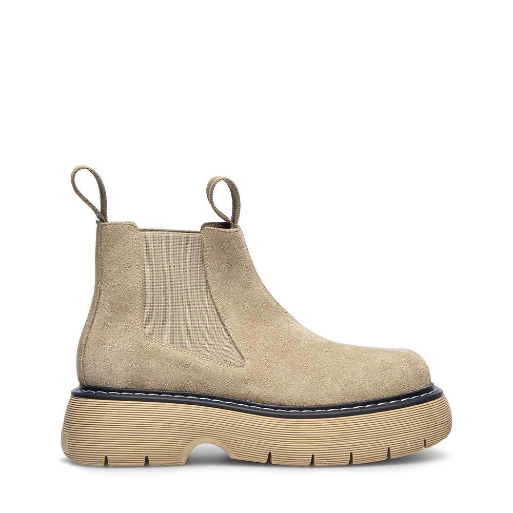 Ella Sand Suede Leather Chelsea Boots LAST1475 - 1