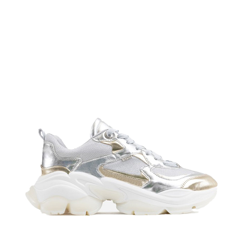 Linny Silver Gold Chunky Sneakers 66461B-M-1289 - 1