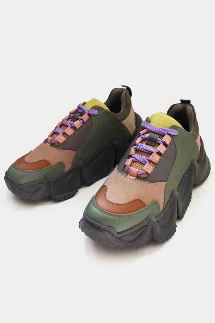Lolly Sneakers Multi Army Green MULTIARMY - 2