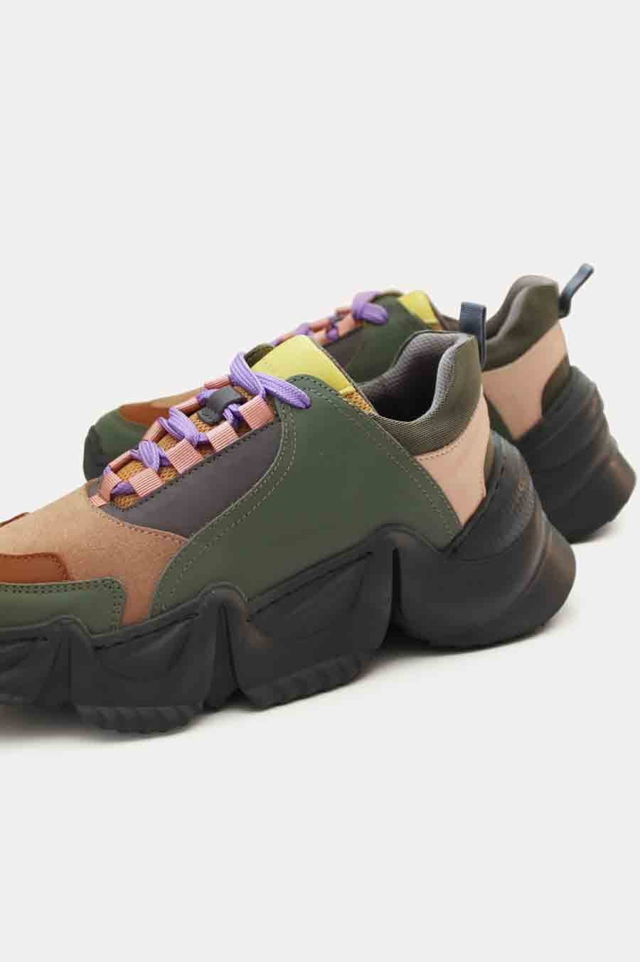 Lolly Sneakers Multi Army Green MULTIARMY - 5