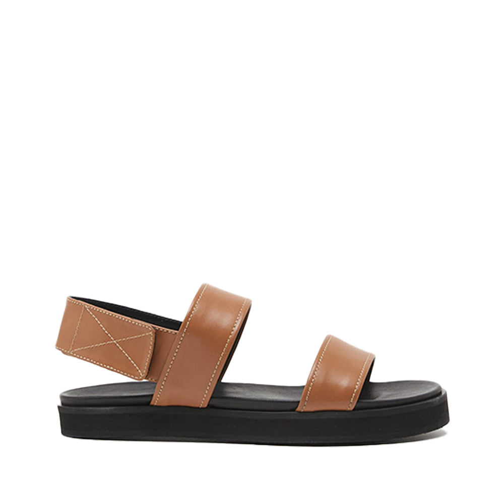Lynn Cognac Leather Sandals 22010720801-024 - 1