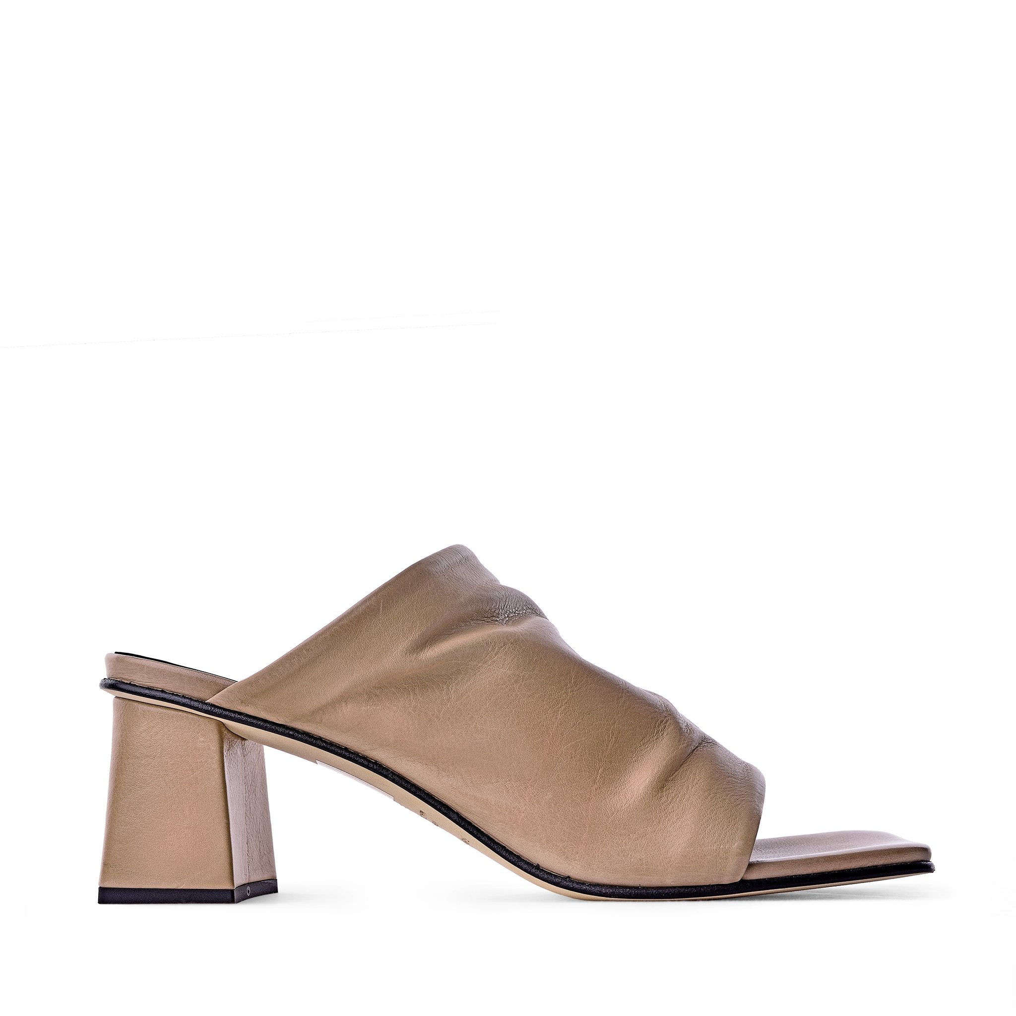 Virgi Taupe Leather Sandals 1280 - 1