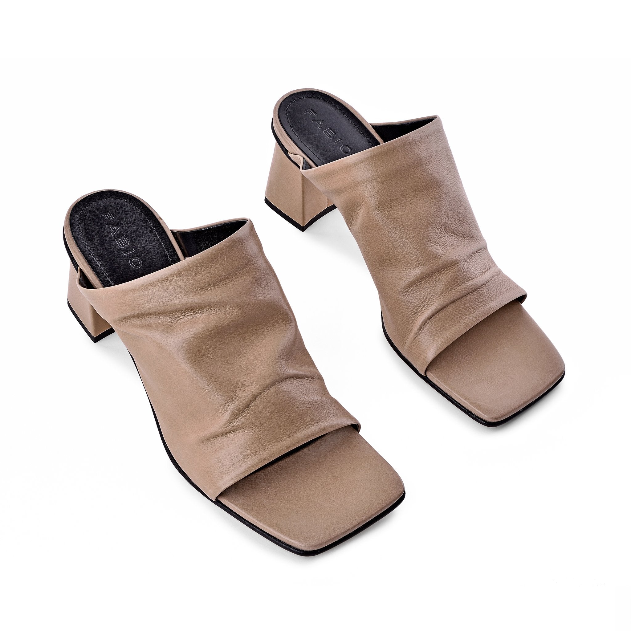 Virgi Taupe Leather Sandals 1280 - 4