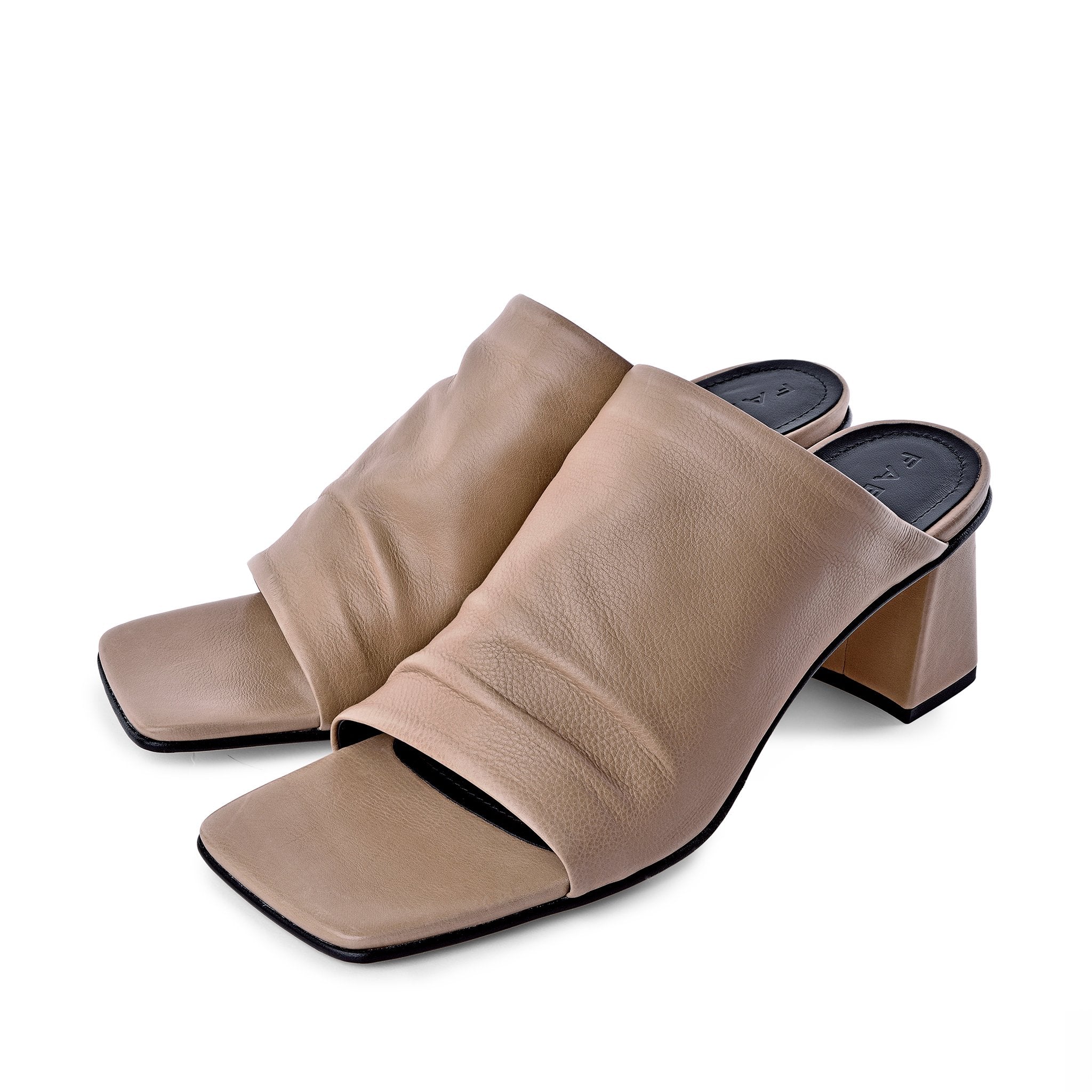 Virgi Taupe Leather Sandals 1280 - 7