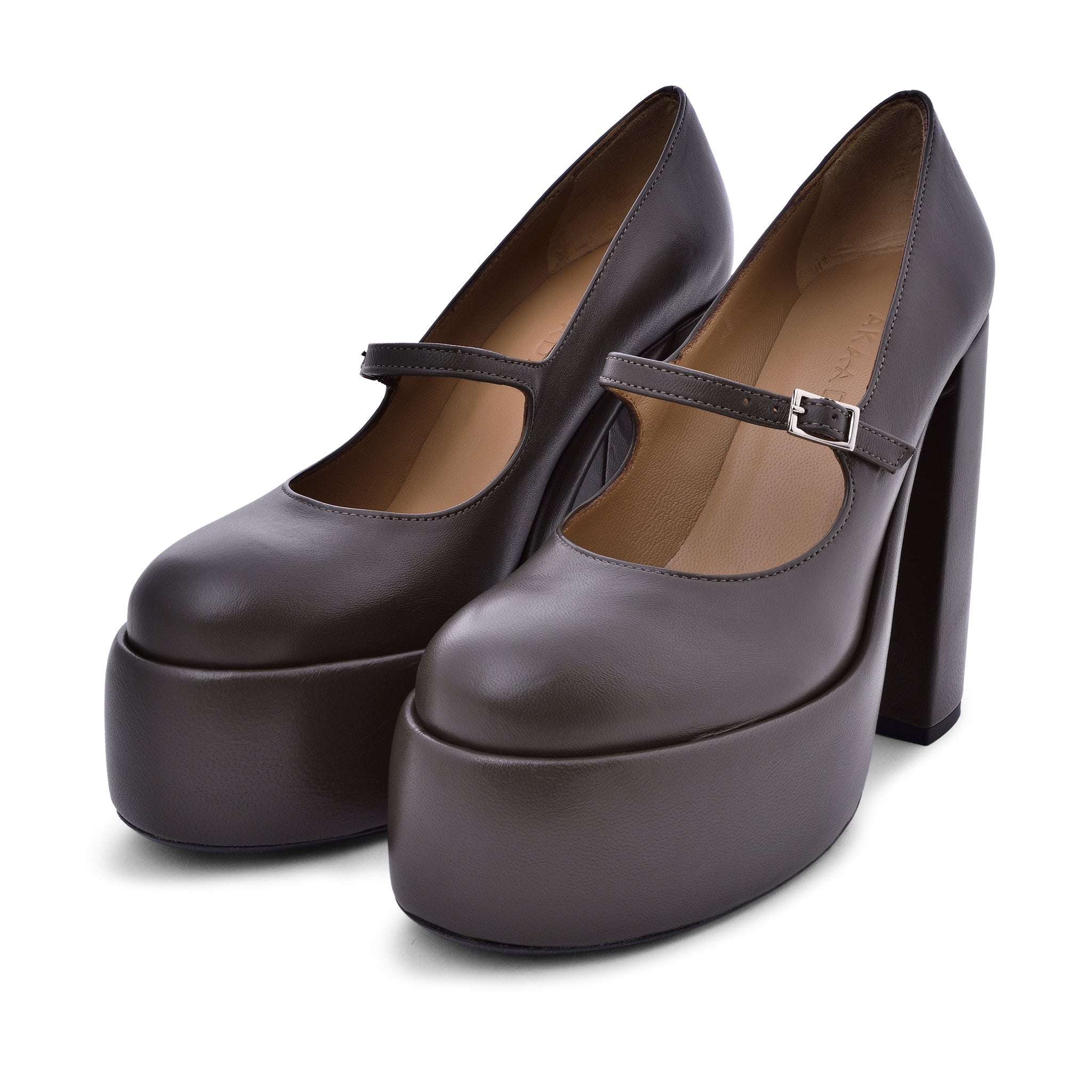 Sute Military Green Platform Pumps F902_ARMY - 4