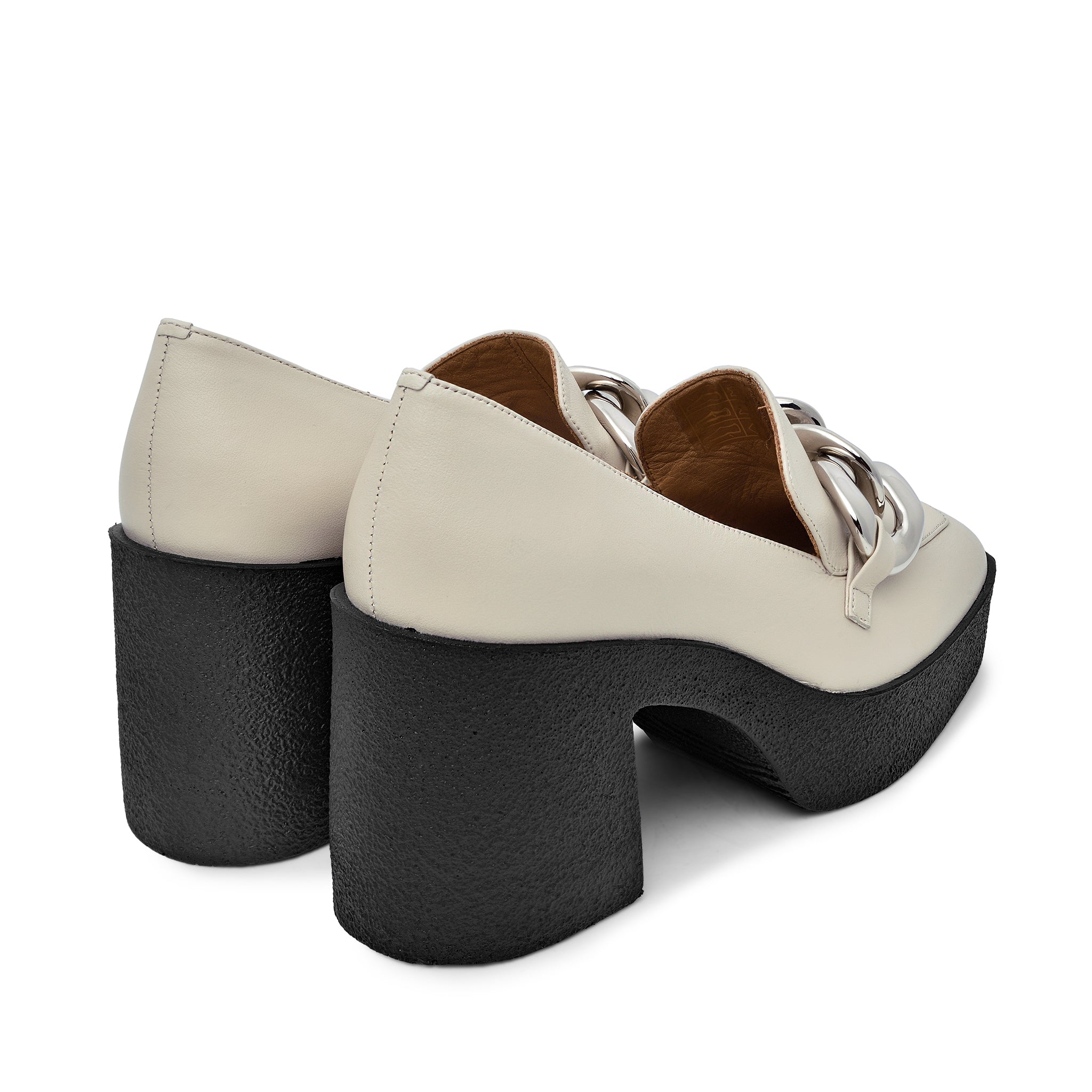 Yo Off White Chunky Loafers 21031-02-02 - 6