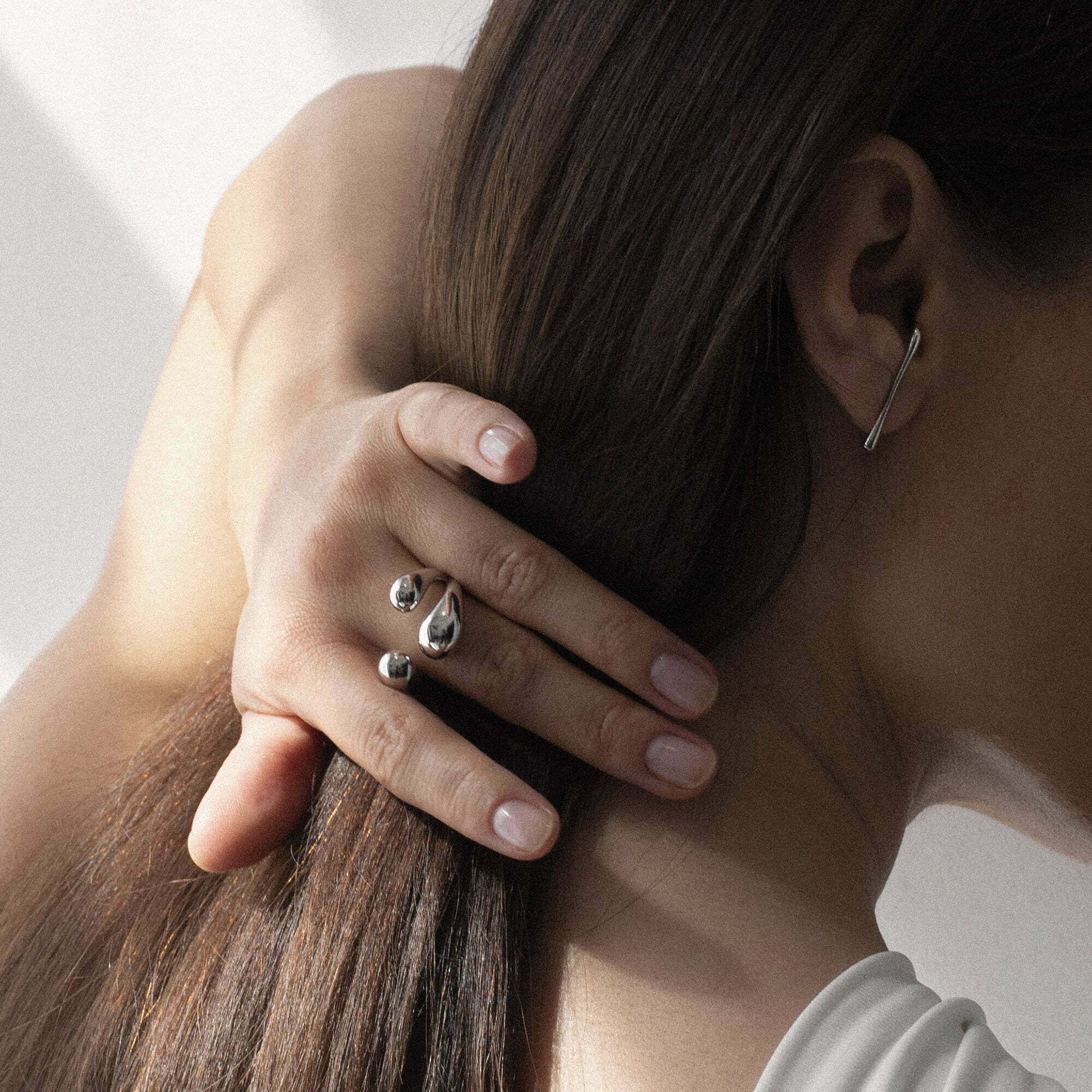 Maestoso Bubble Ring Sterling Silver