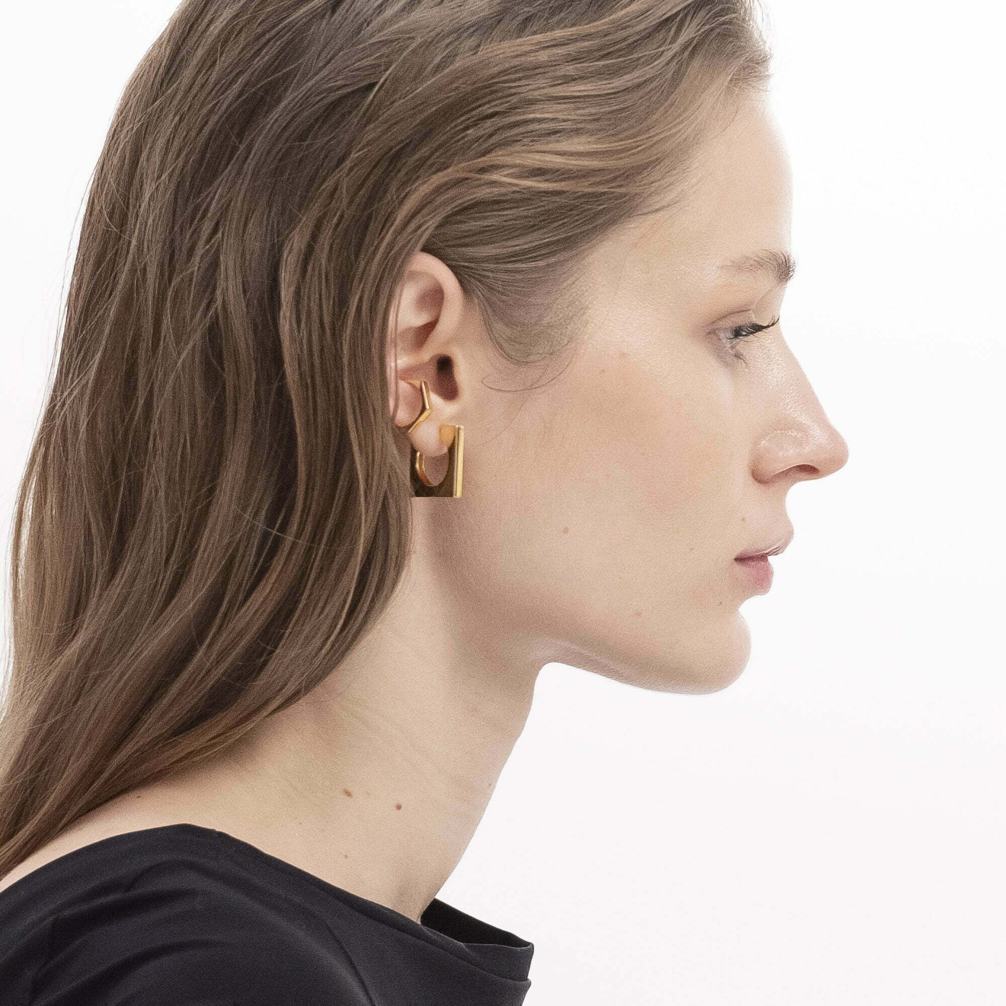 Hex Cuff • 18K Gold Vermeil