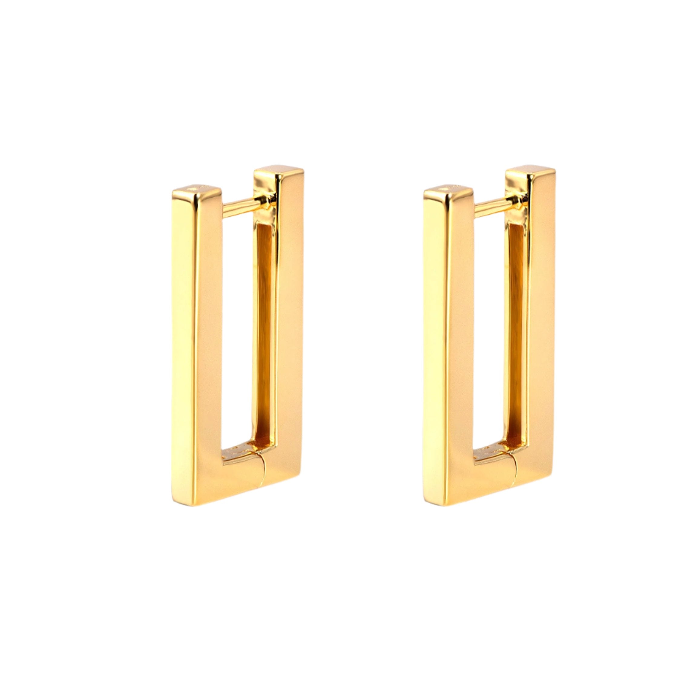 Modernist Earrings • 18K Gold Vermeil