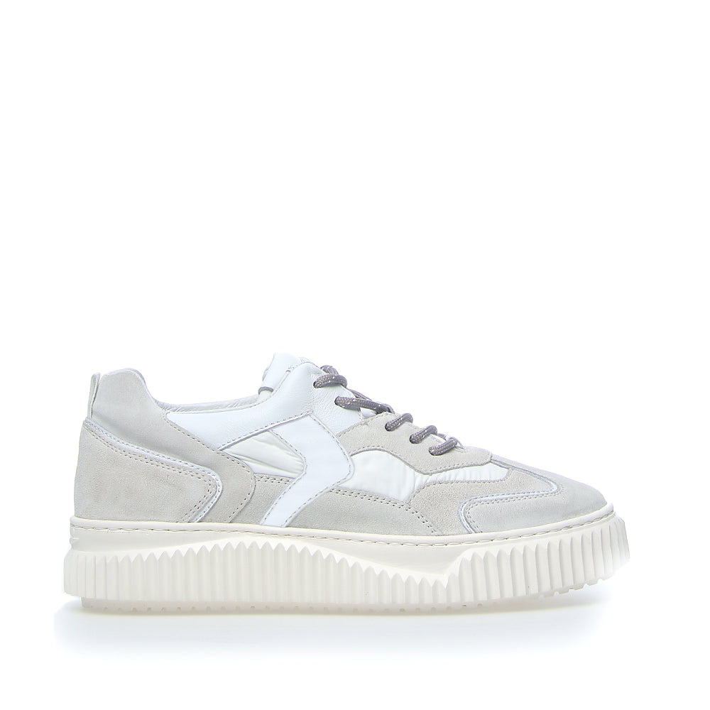Malvina White Silver Chunky Sneakers Sneakers