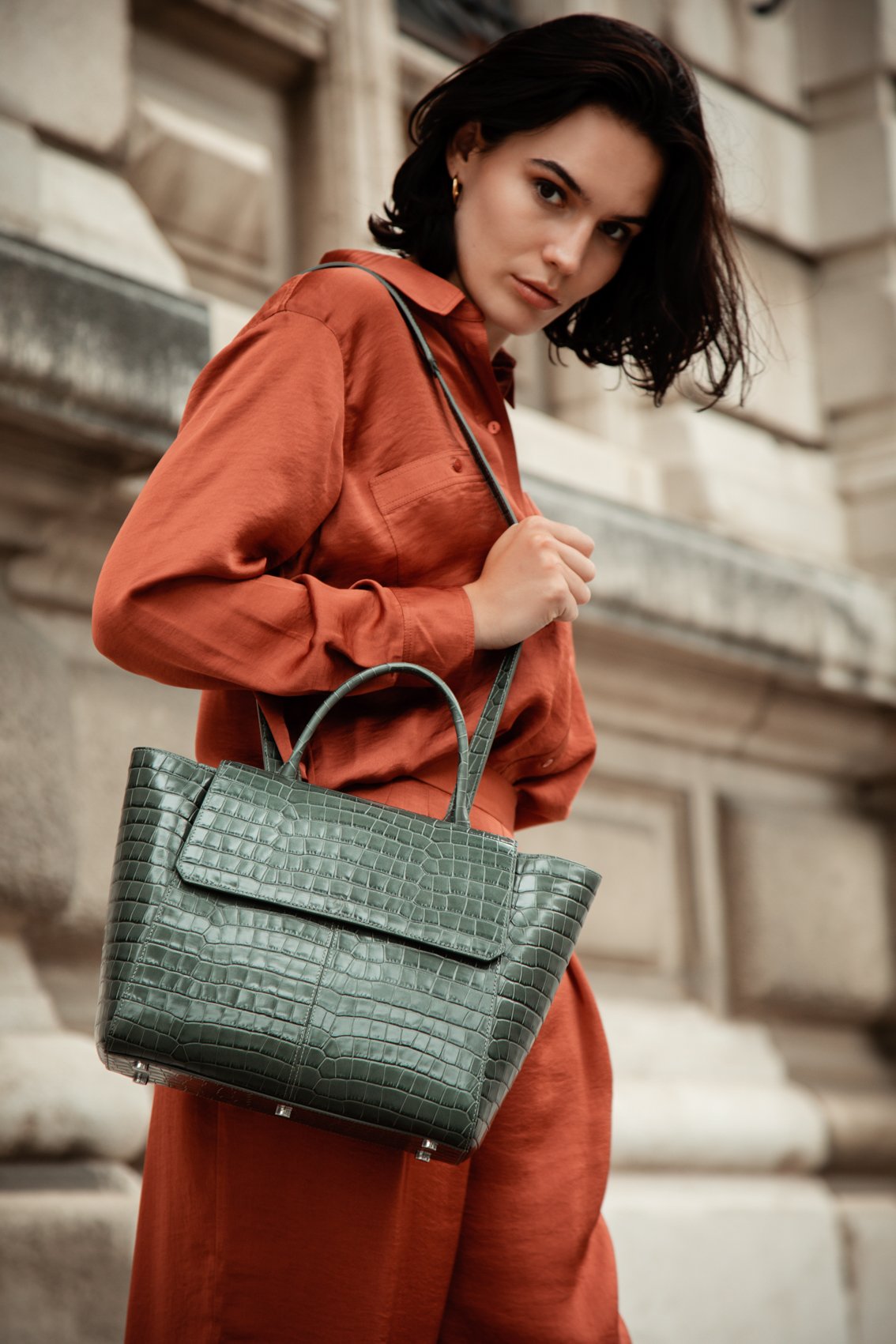 Mini Hero Croco Wild Green Bag Bags
