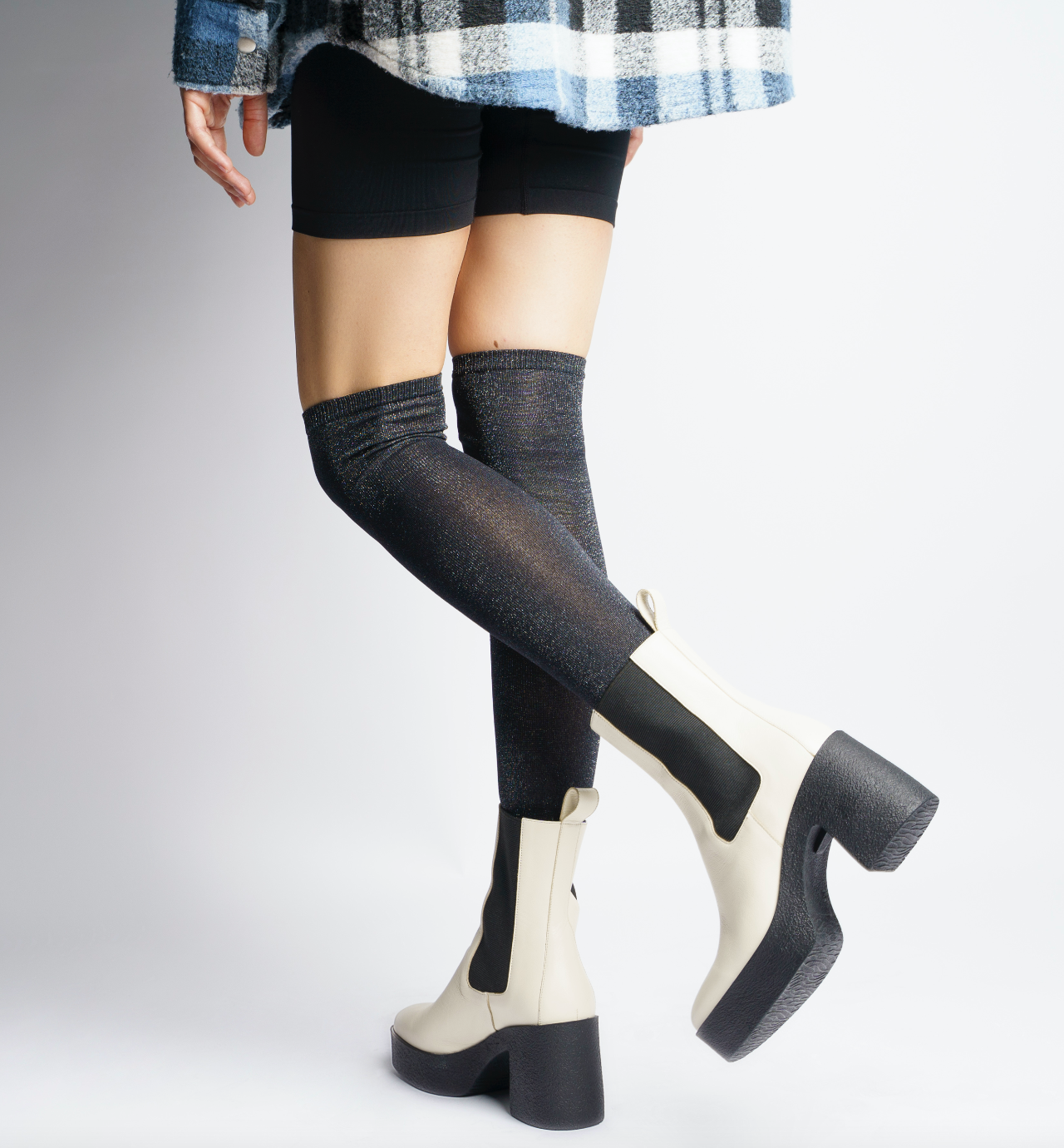 Momo Off White Leather Chelsea Boots 20077-04-02 - 7