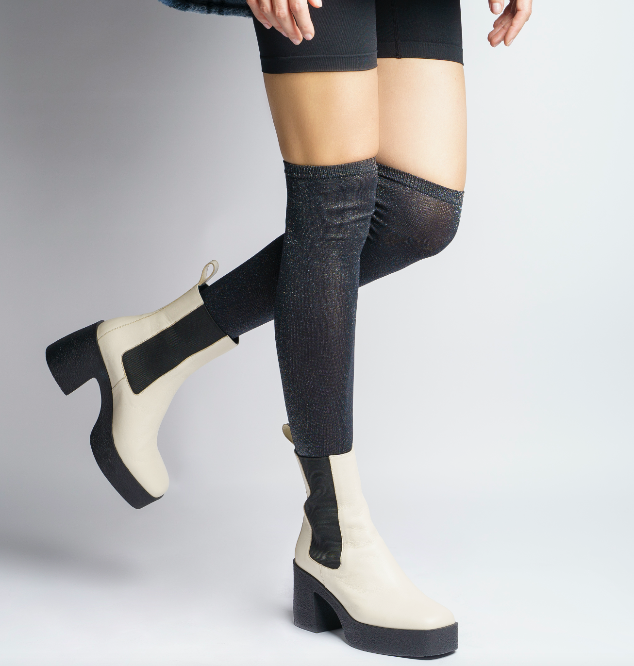 Momo Off White Leather Chelsea Boots 20077-04-02 - 6