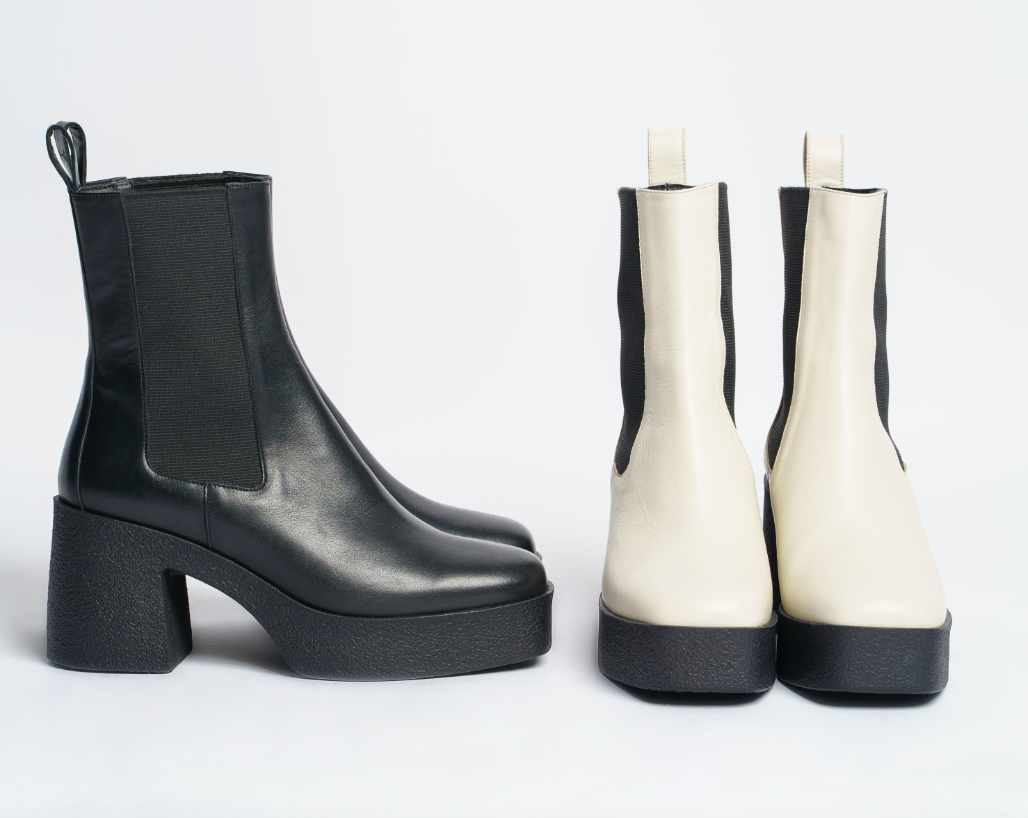 Momo Black Leather Chelsea Boots 20077-04-01 - 9