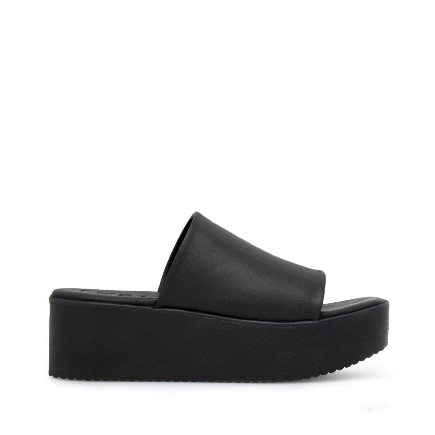 LÄST Nanna - Leather - Black Sandals Black