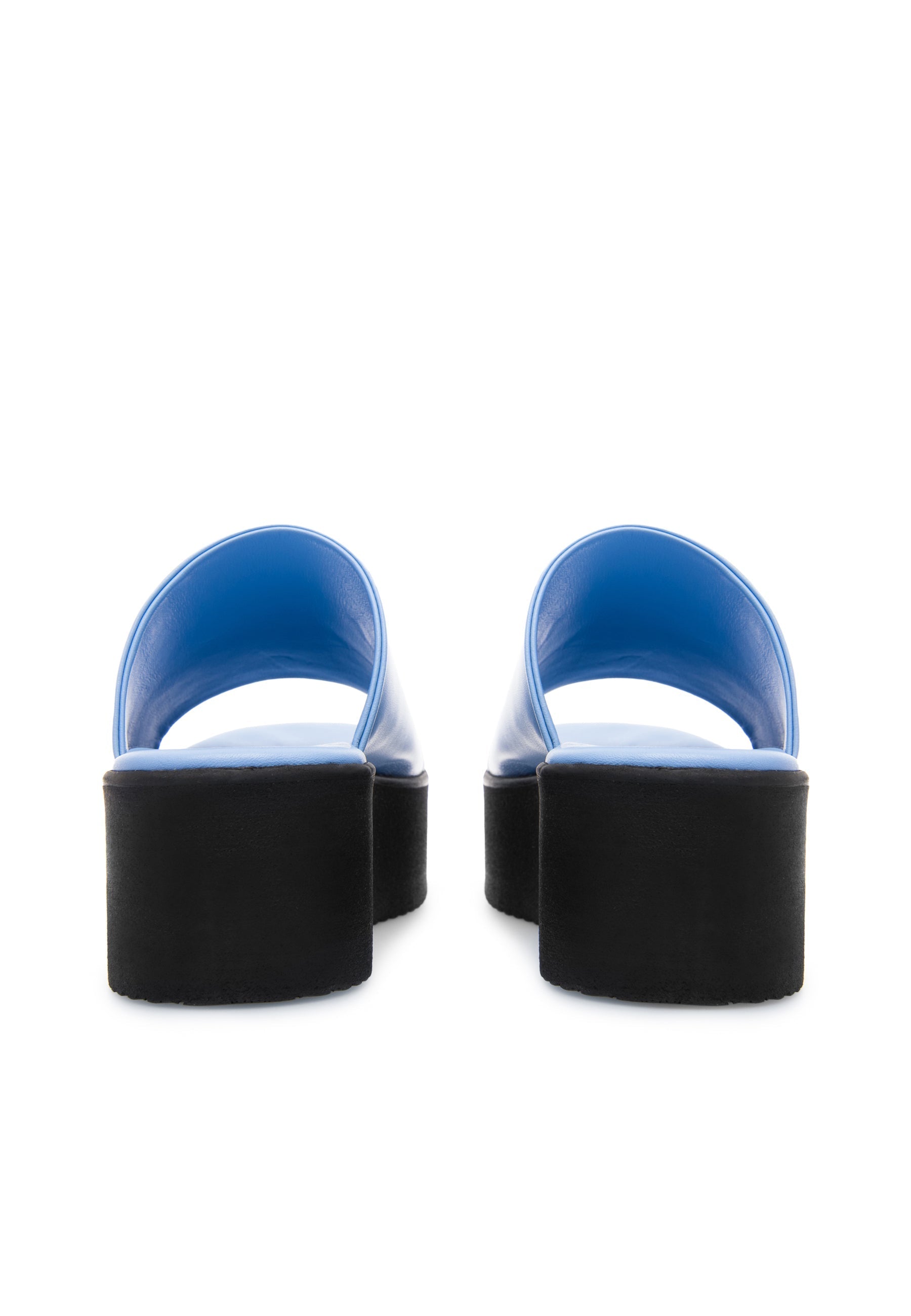 LÄST Nanna - Leather - Blue Sandals Blue