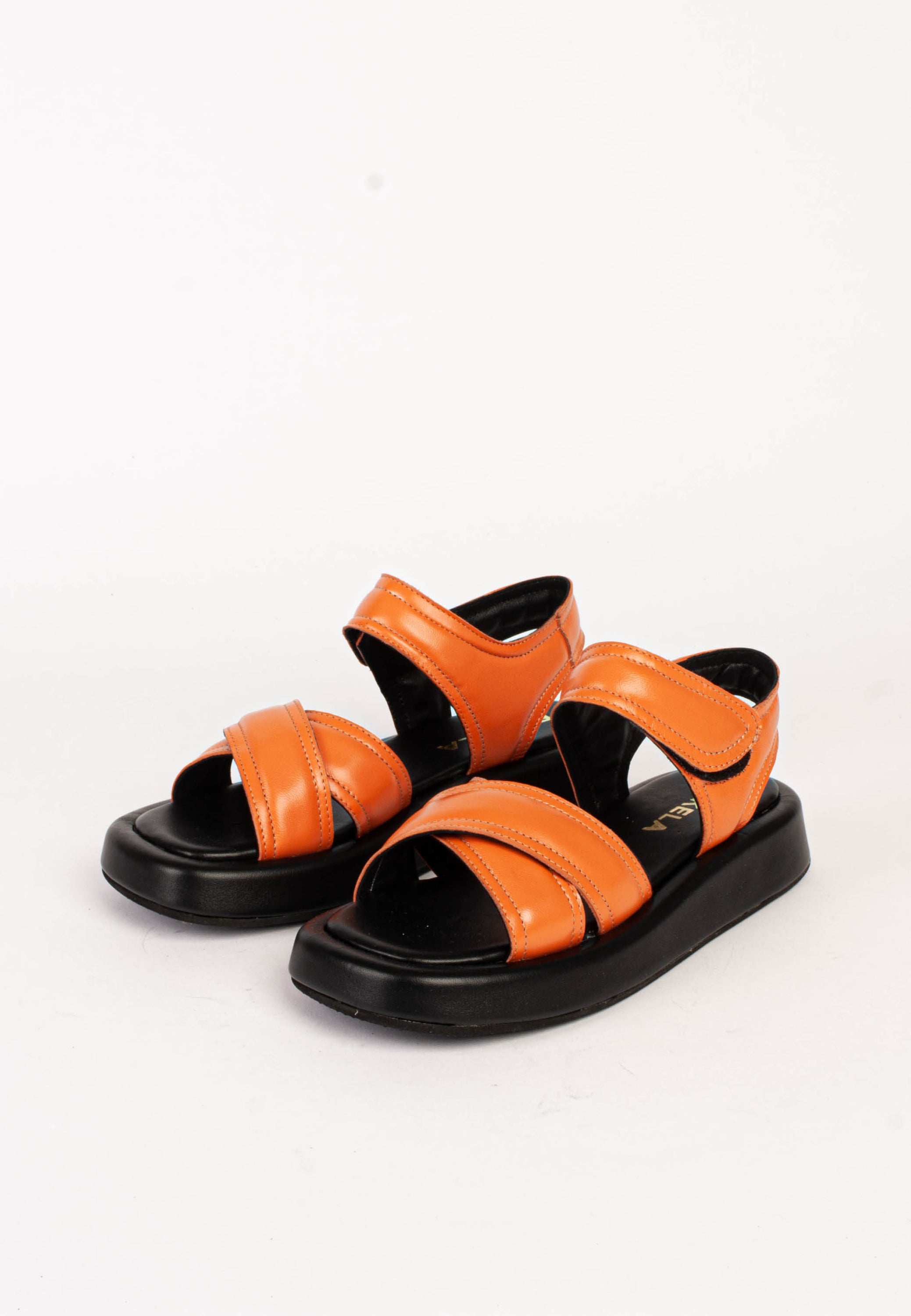 Pearl Orange Chunky Sandals PEARL-ORANGE - 4
