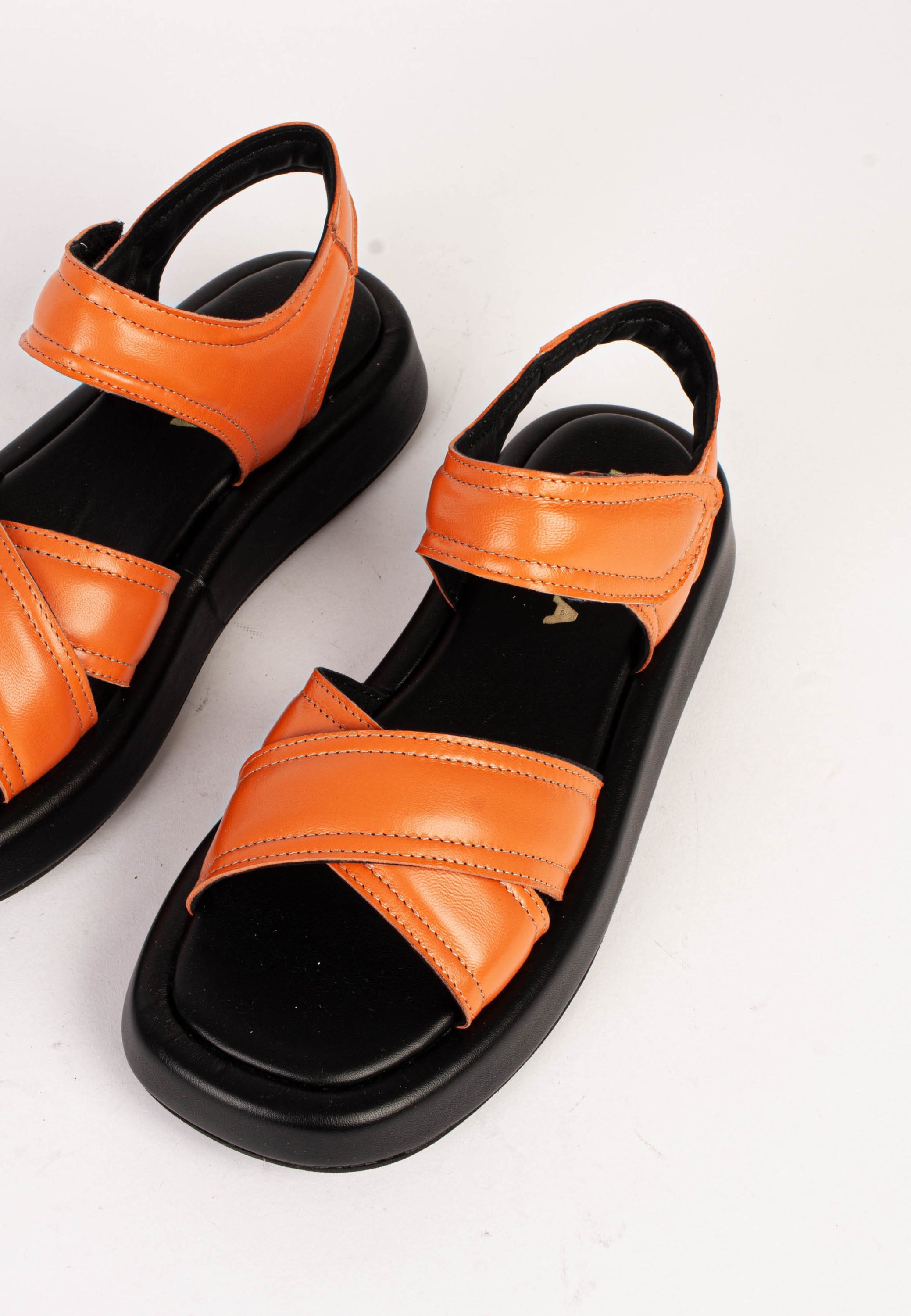 Pearl Orange Chunky Sandals PEARL-ORANGE - 2