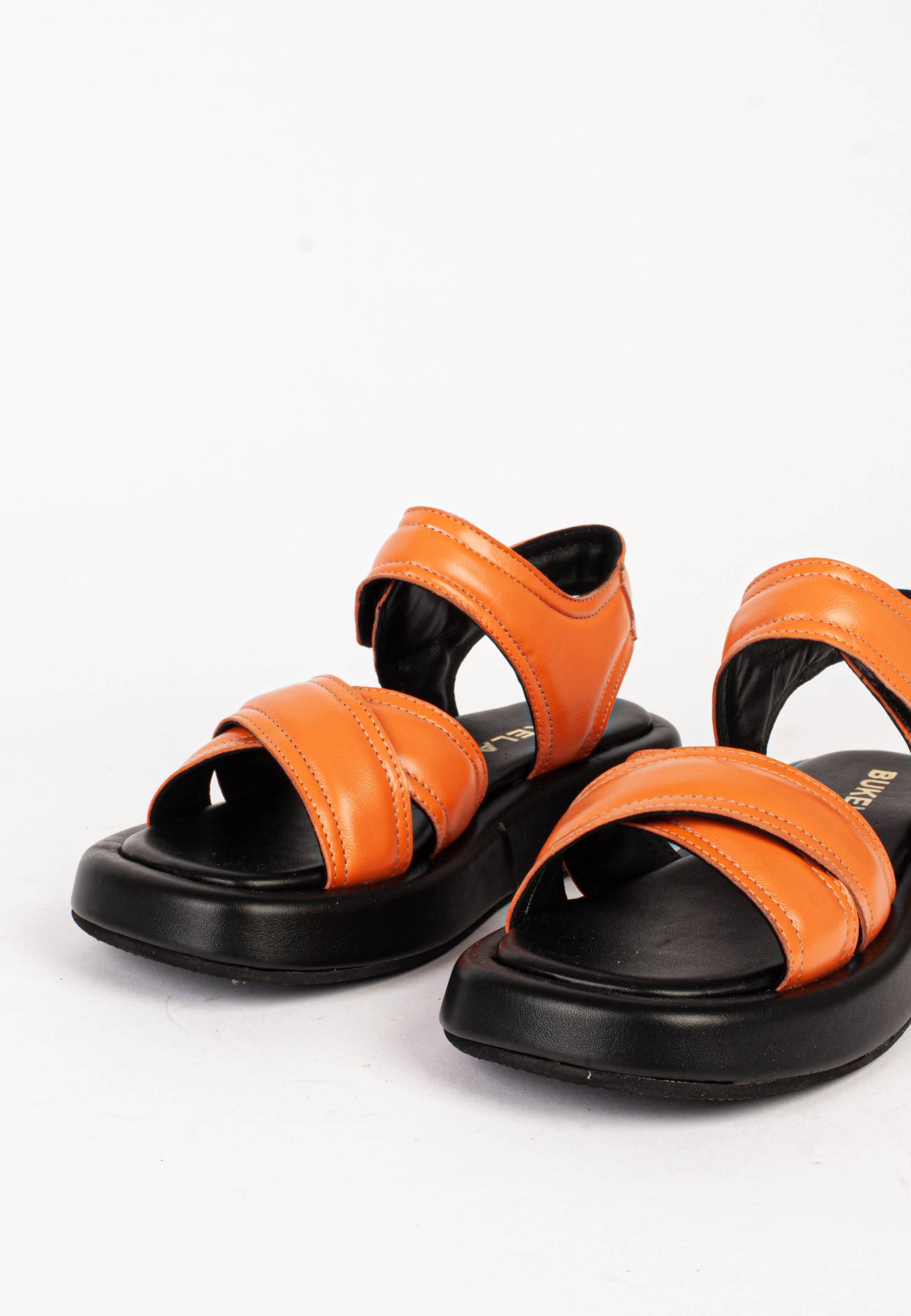 Pearl Orange Chunky Sandals PEARL-ORANGE - 5