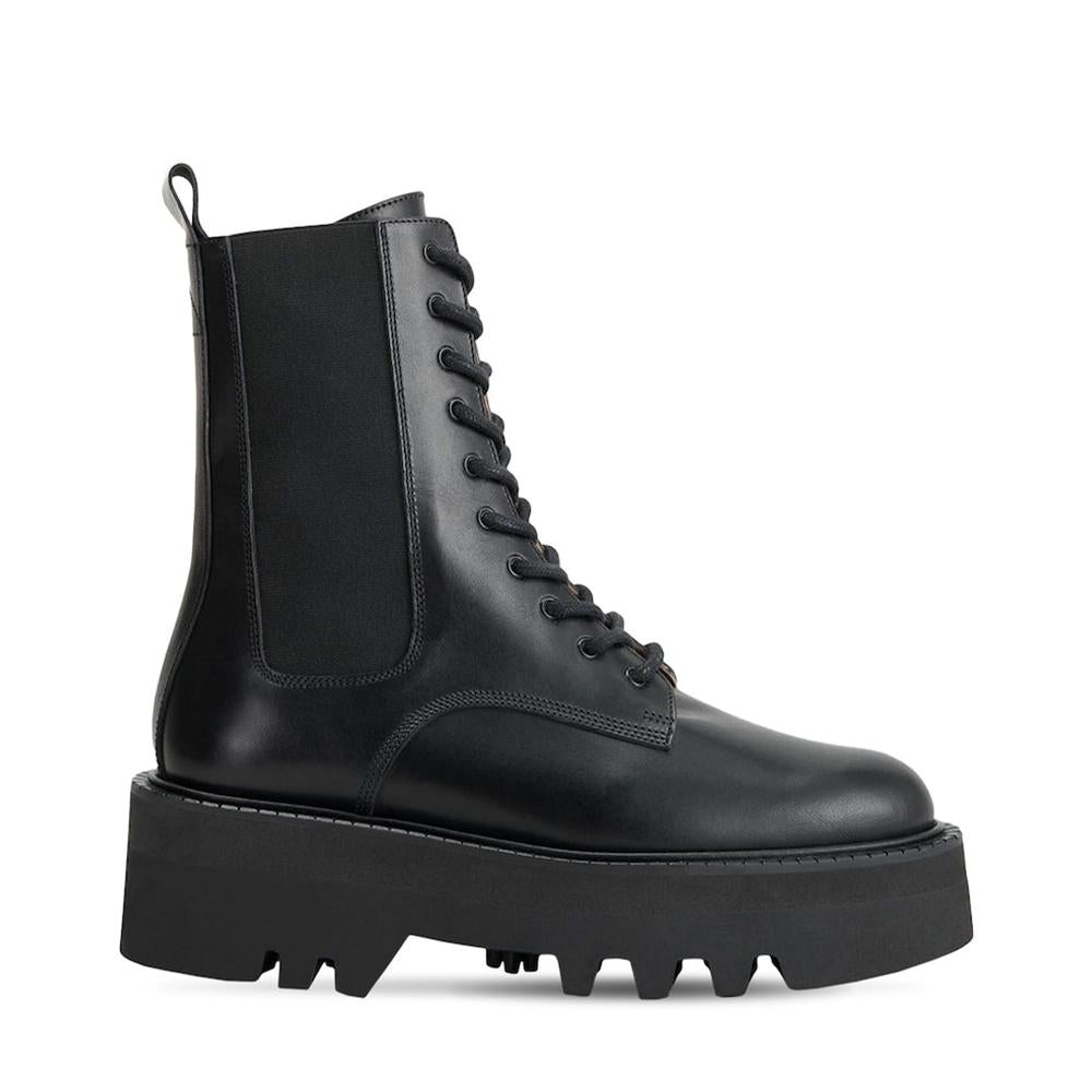 Pesaro Black Combat Boots 111323 - 1