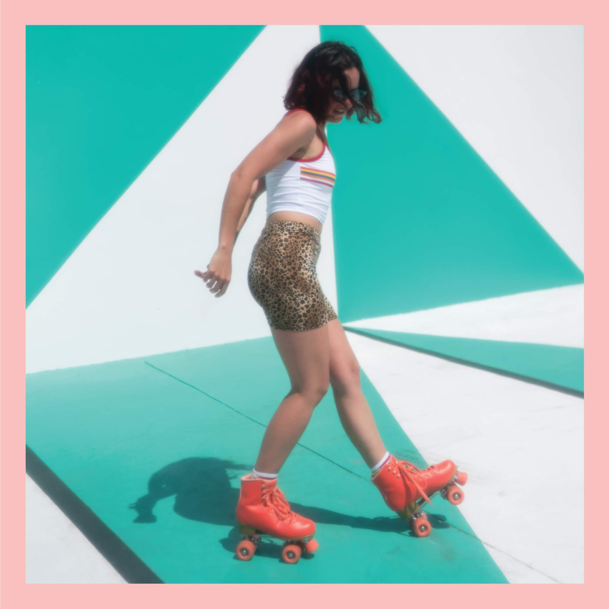Living Coral Roller Skate - 7