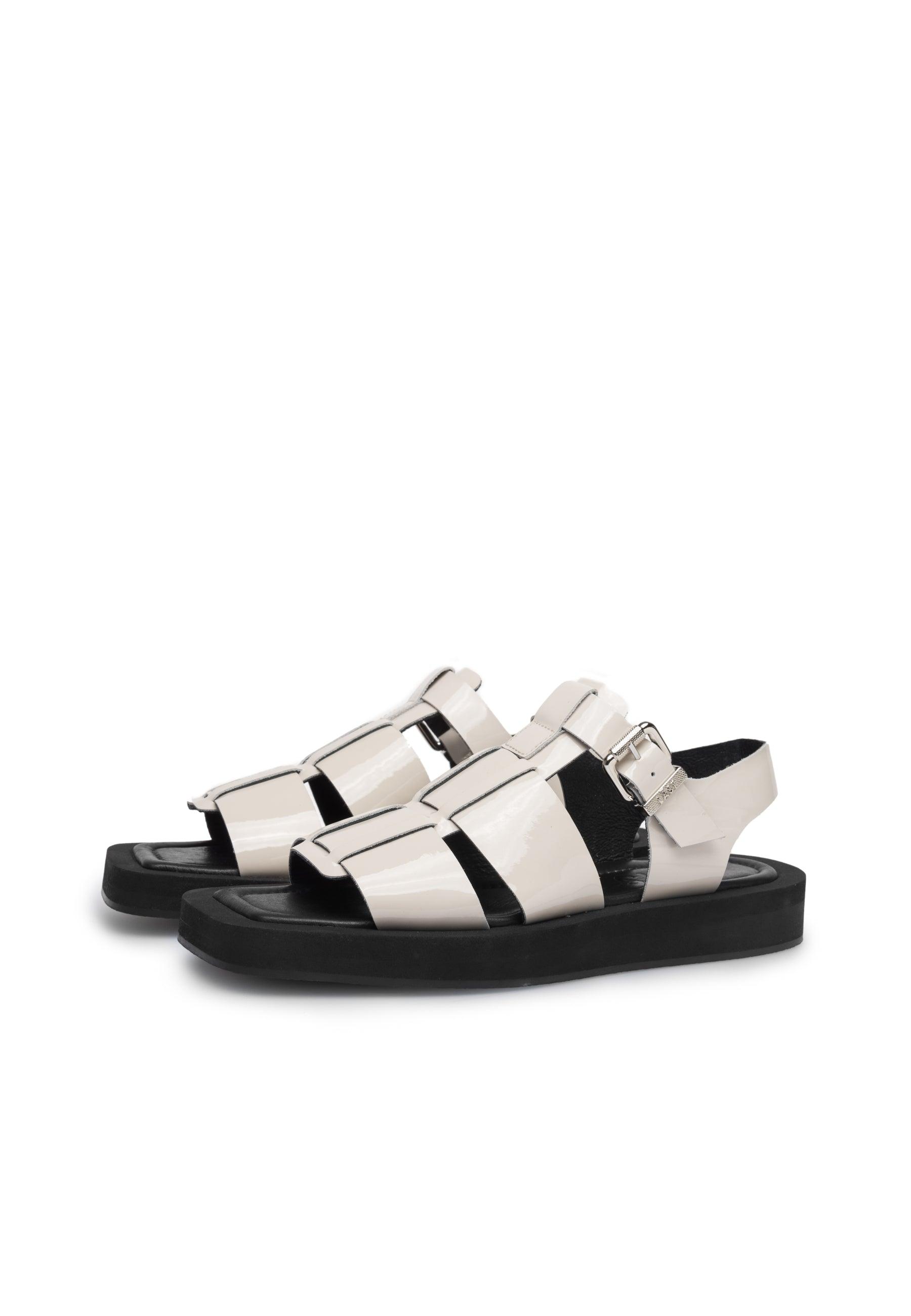 Samantha - Patent Leather - Off White - LÄST Webshop