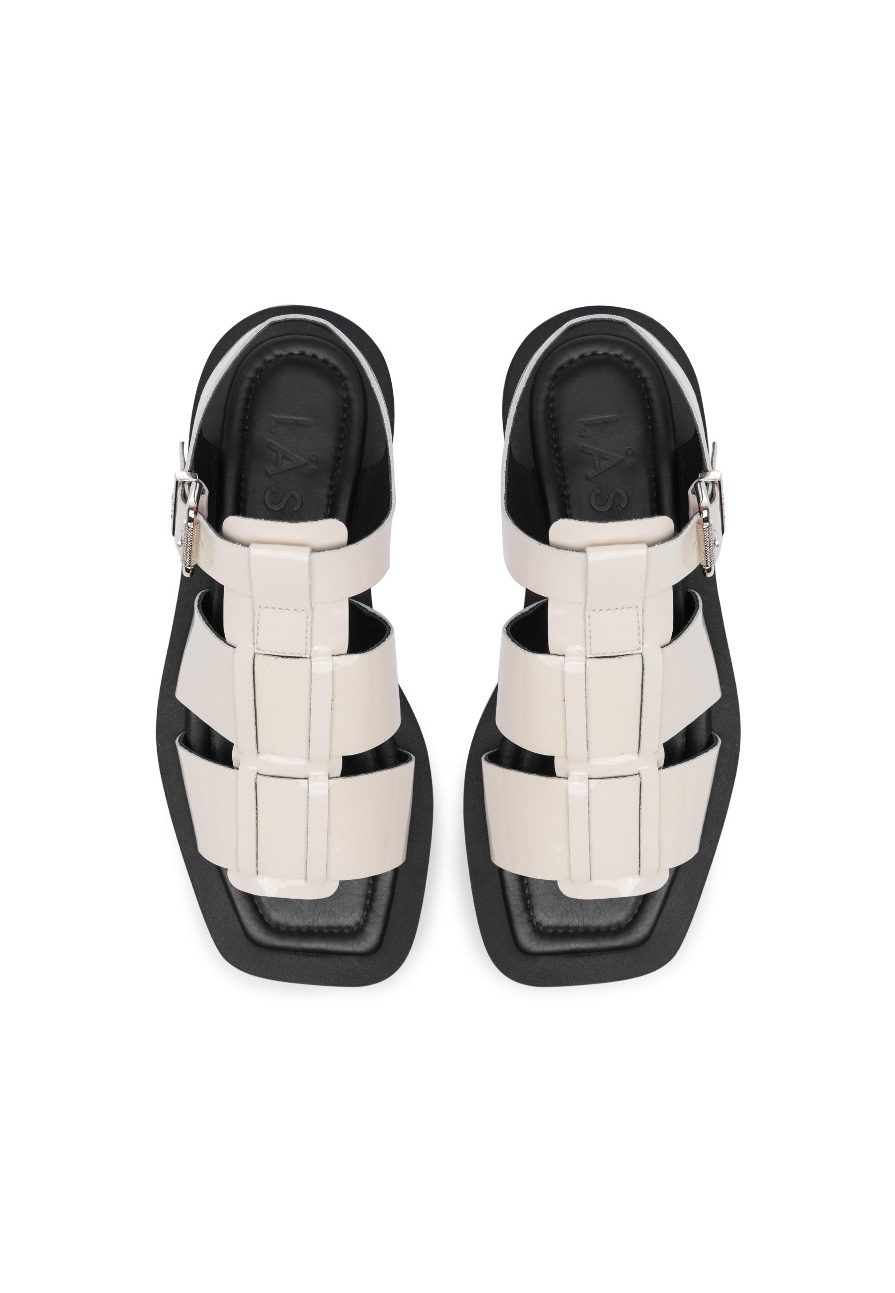Samantha - Patent Leather - Off White - LÄST Webshop