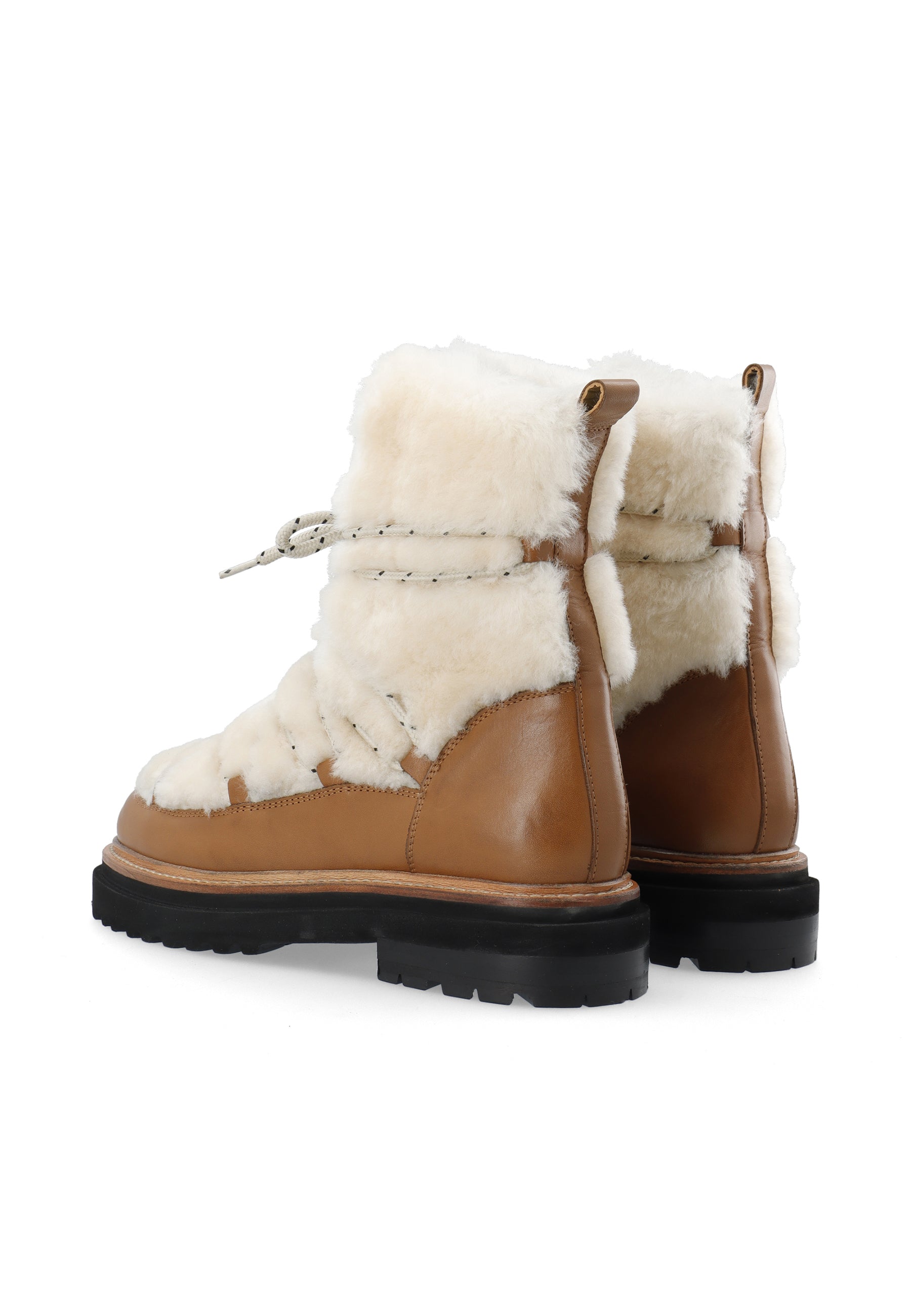 LÄST Sandra Snowboot Ankle Boots Off White