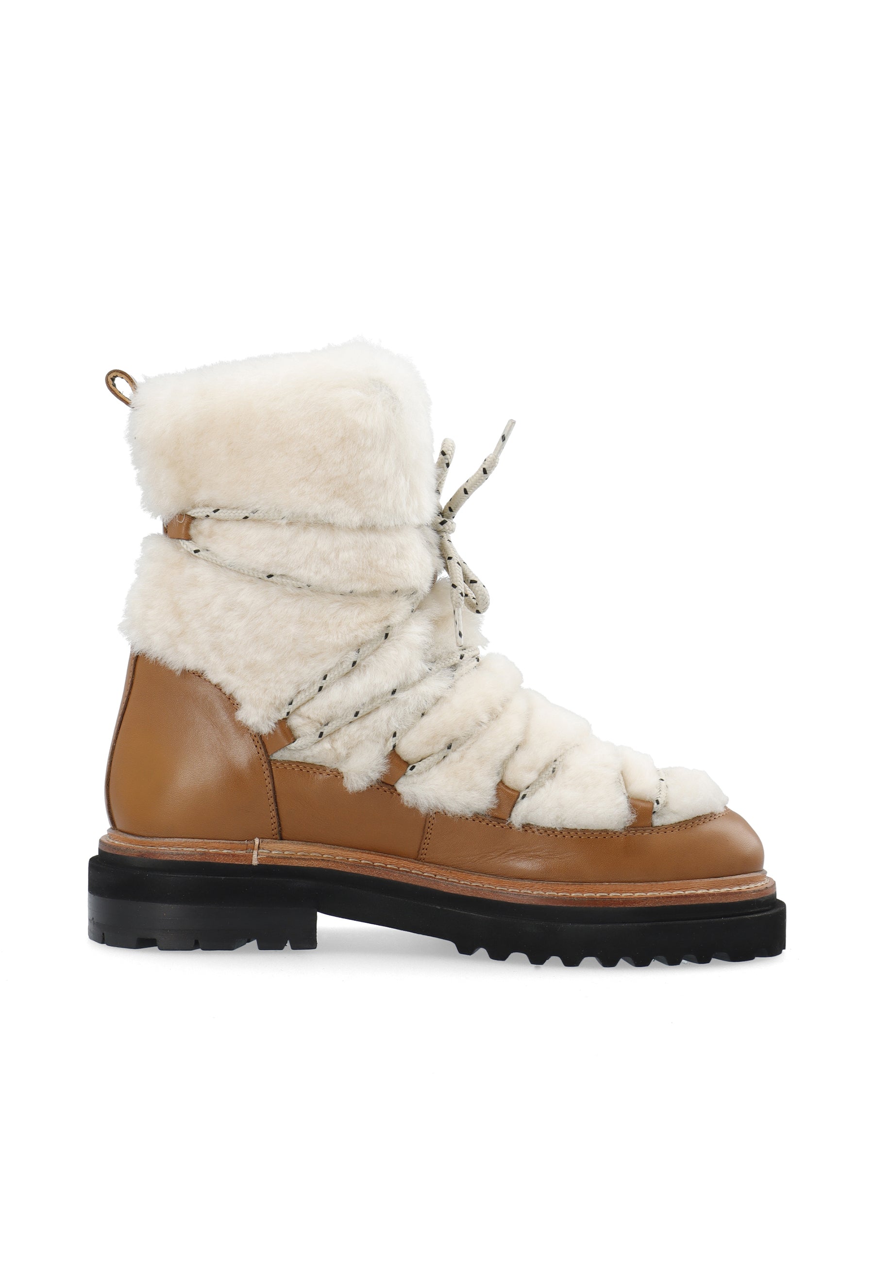 LÄST Sandra Snowboot Ankle Boots Off White