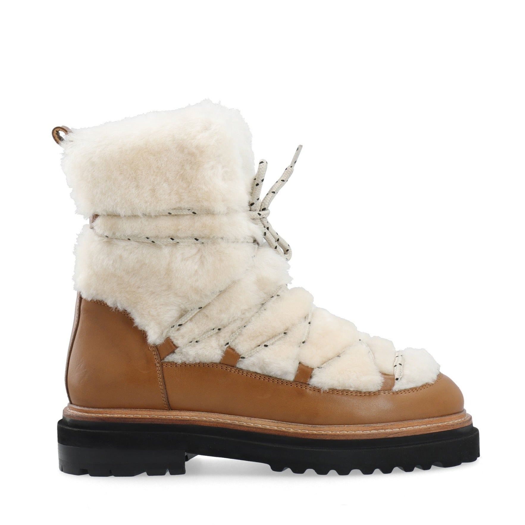 LÄST Sandra Snowboot Ankle Boots Off White