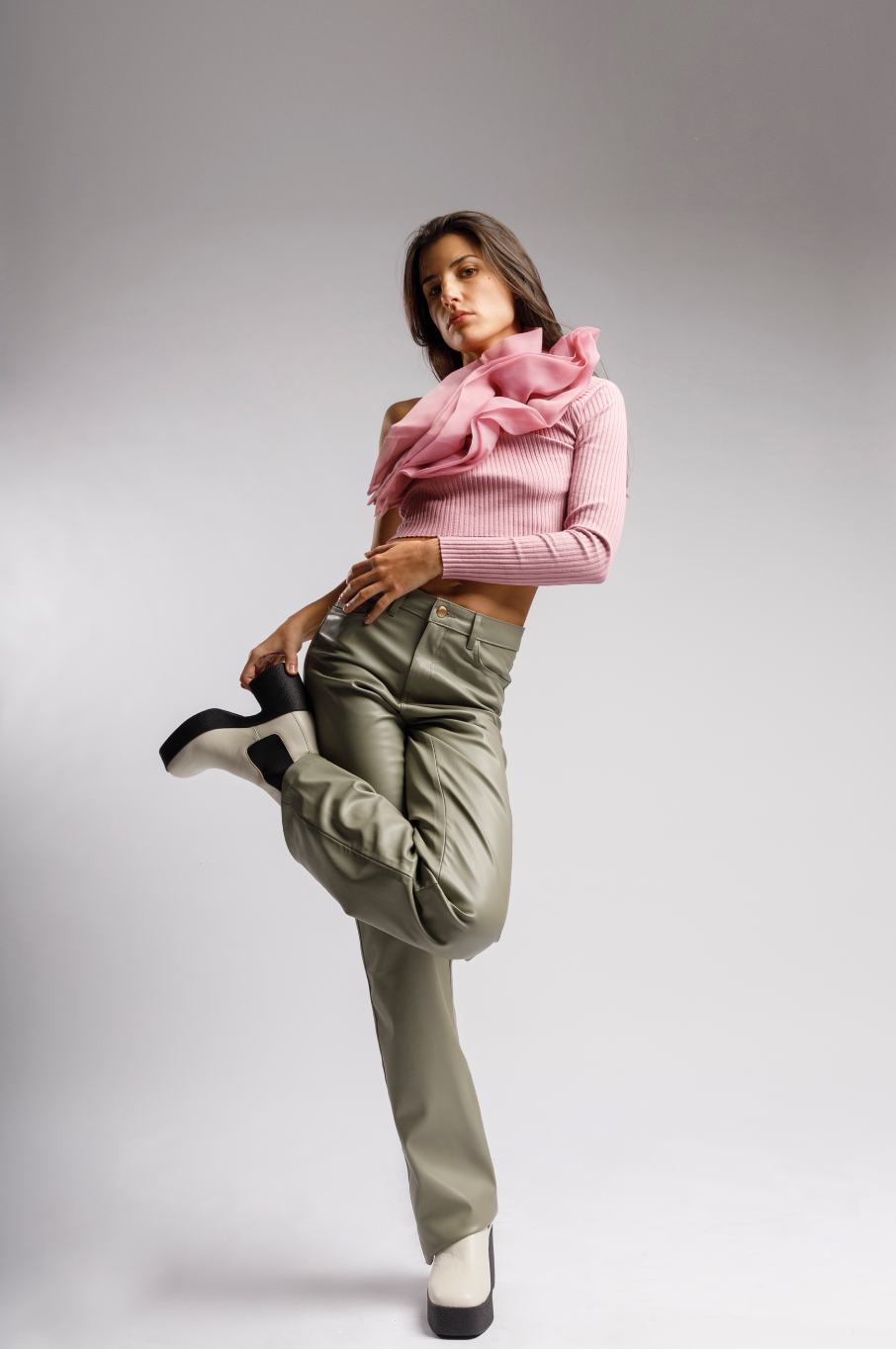 Momo Off White Leather Chelsea Boots 20077-04-02 - 2