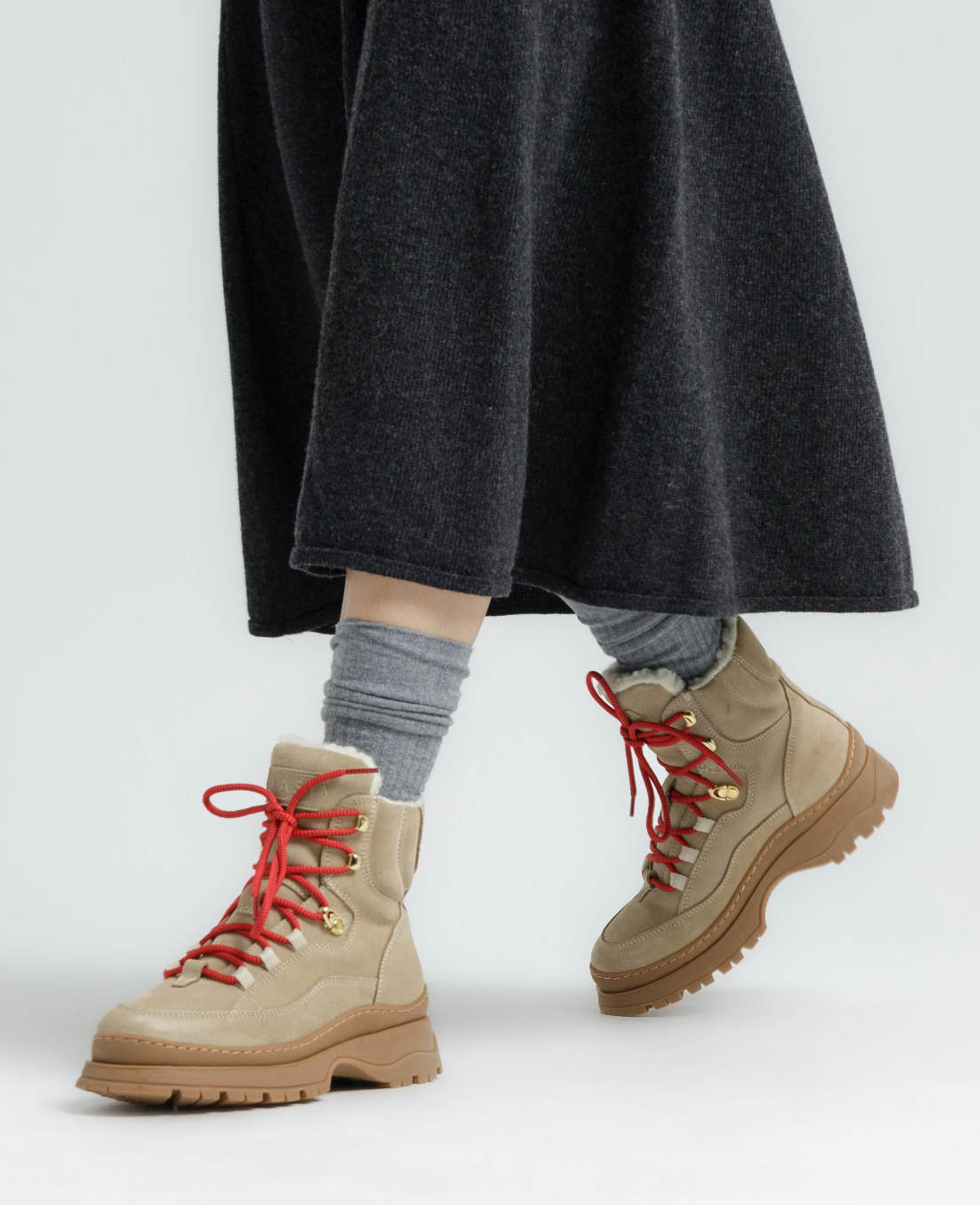 Downhill Boots Warm Suede Beige LAST1712 - 2