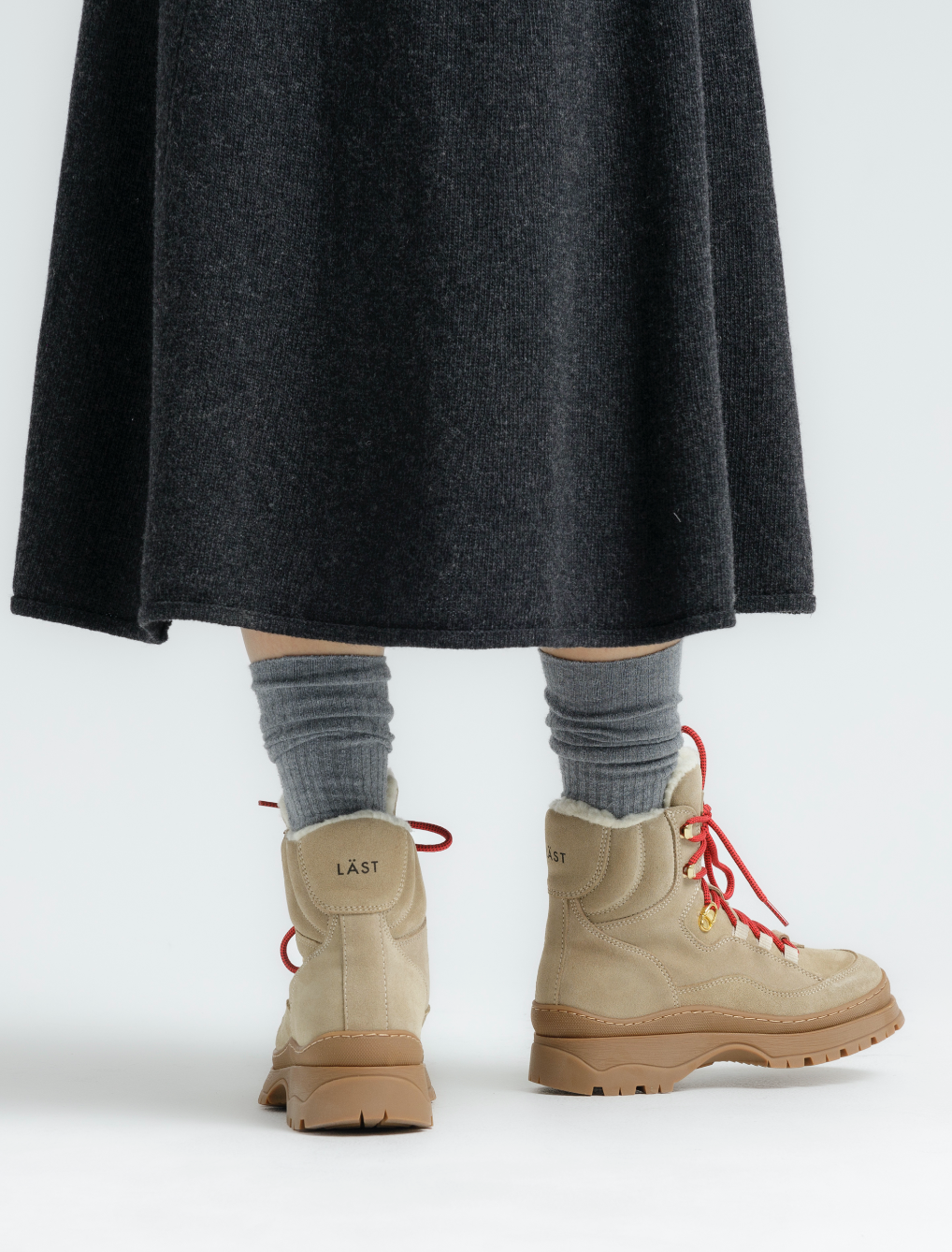 Downhill Boots Warm Suede Beige LAST1712 - 11
