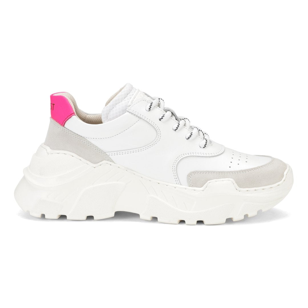 Sprint Leather White Chunky Sneakers LAST1059 - 6