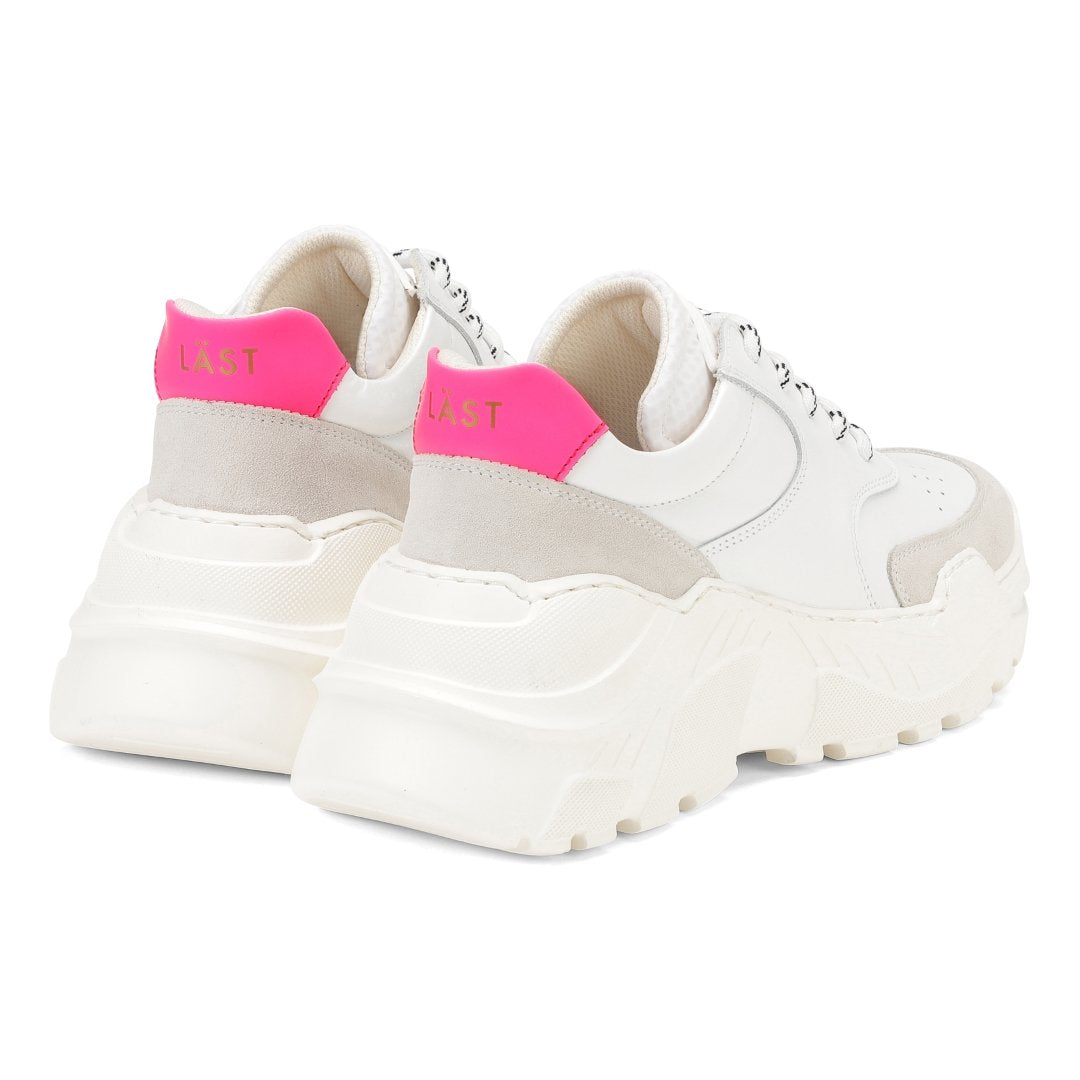 Sprint Leather White Chunky Sneakers LAST1059 - 4