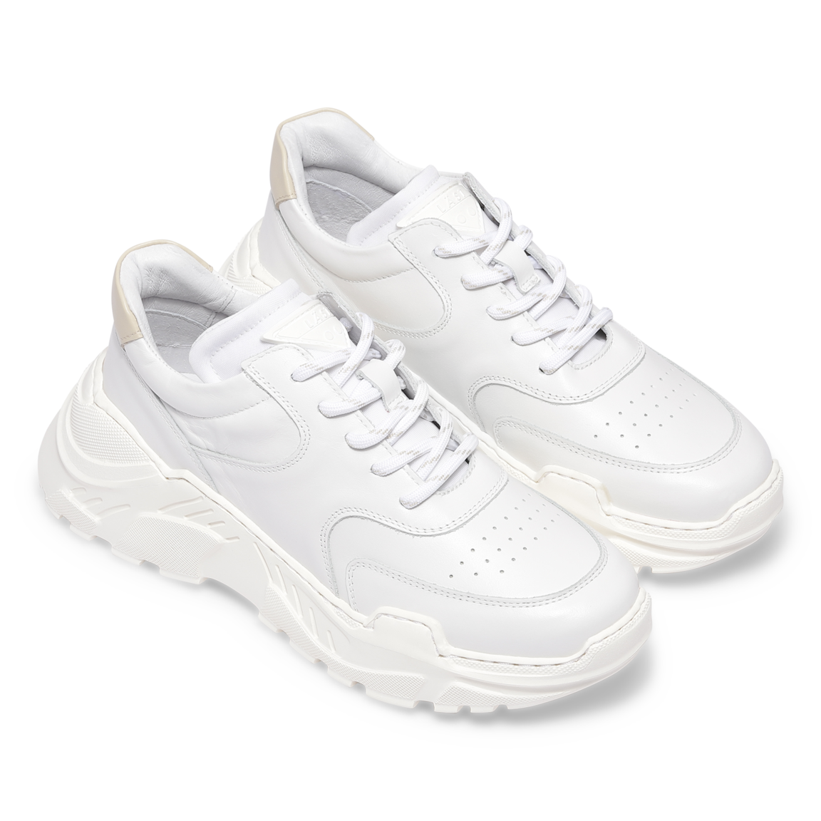 Sprint Leather White II Chunky Sneakers LAST1196 - 2