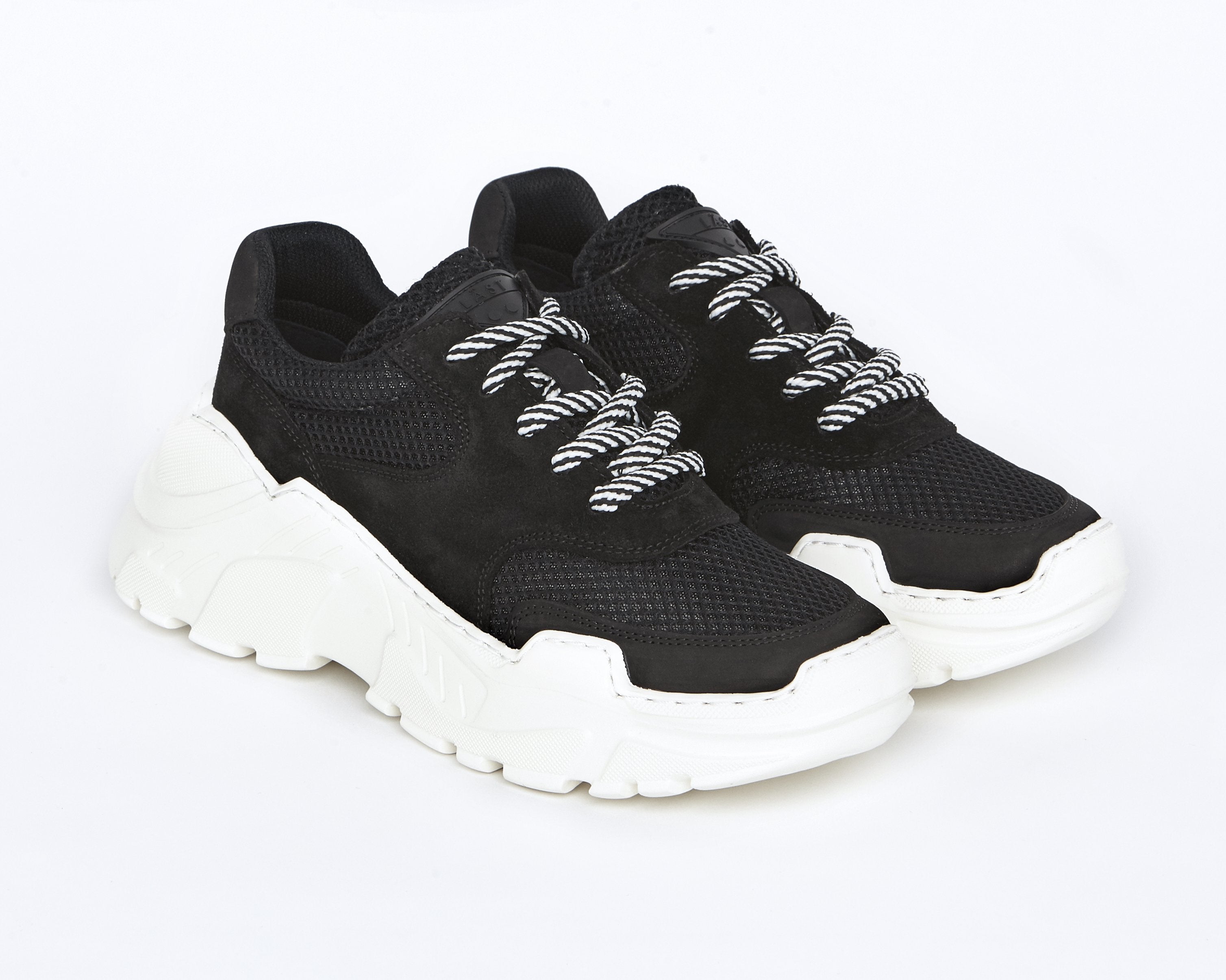 Sprint Mesh Black Chunky Sneakers LAST1051 - 6