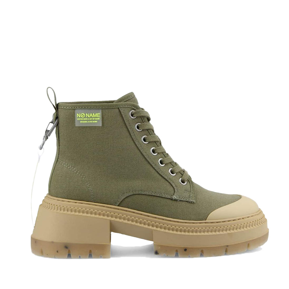 Strong Boots Canvas Recycled in Olive 01MNYGCY0466 - 1