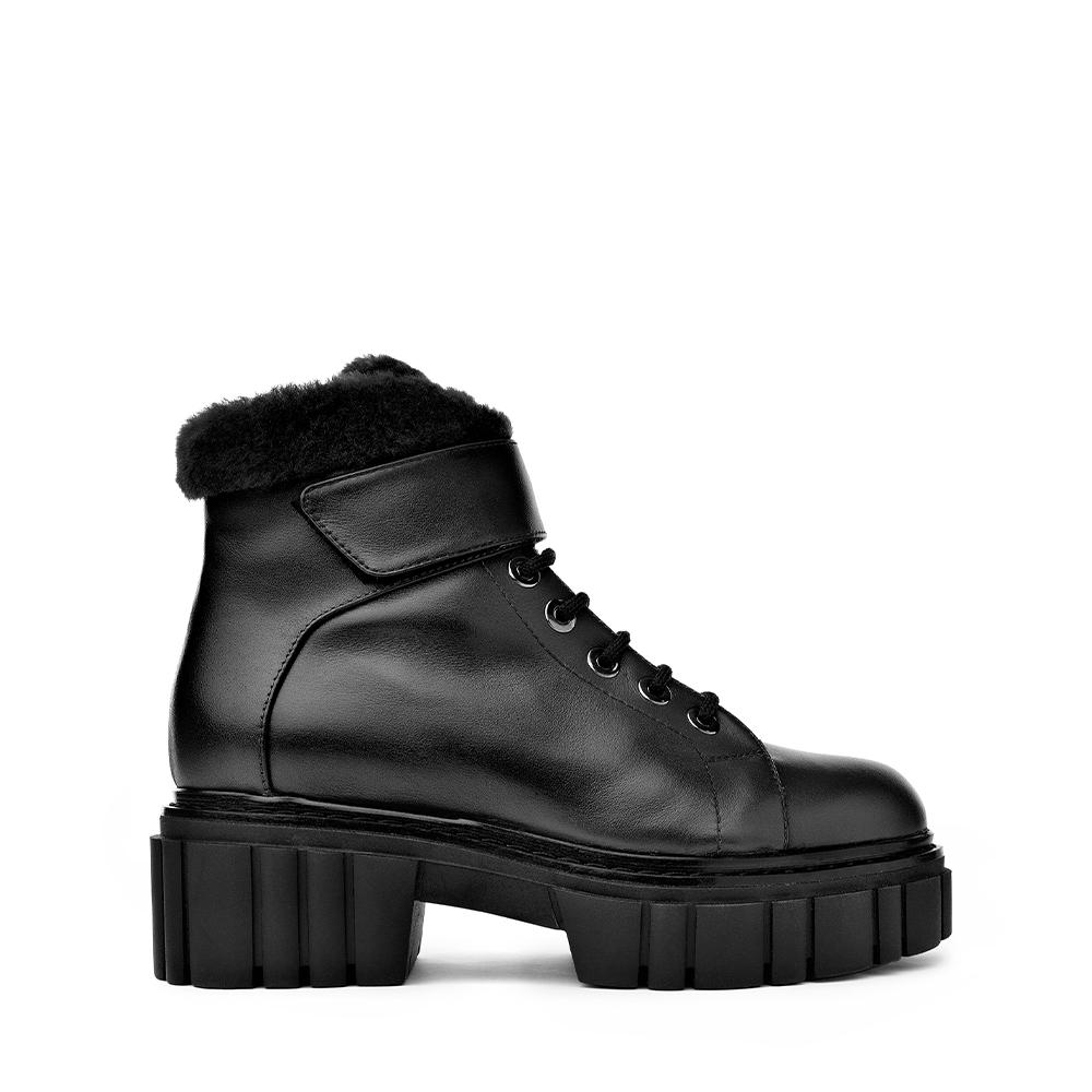 Takara Black Winter Ankle Boots 2030-01 - 1